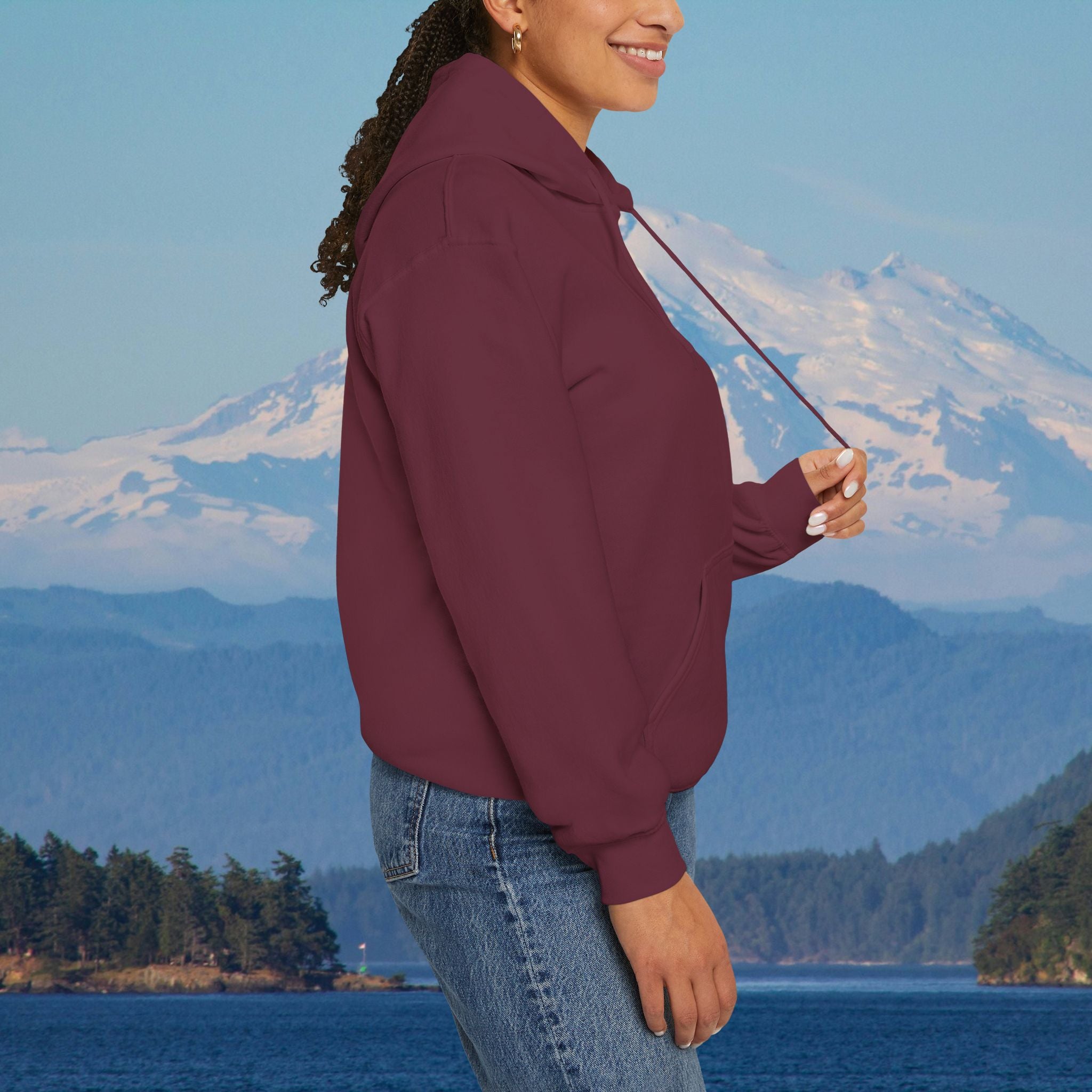 Find purpose in wilderness| Iron Faith Co. | Comfortable Heavy Blend Sweatshirt