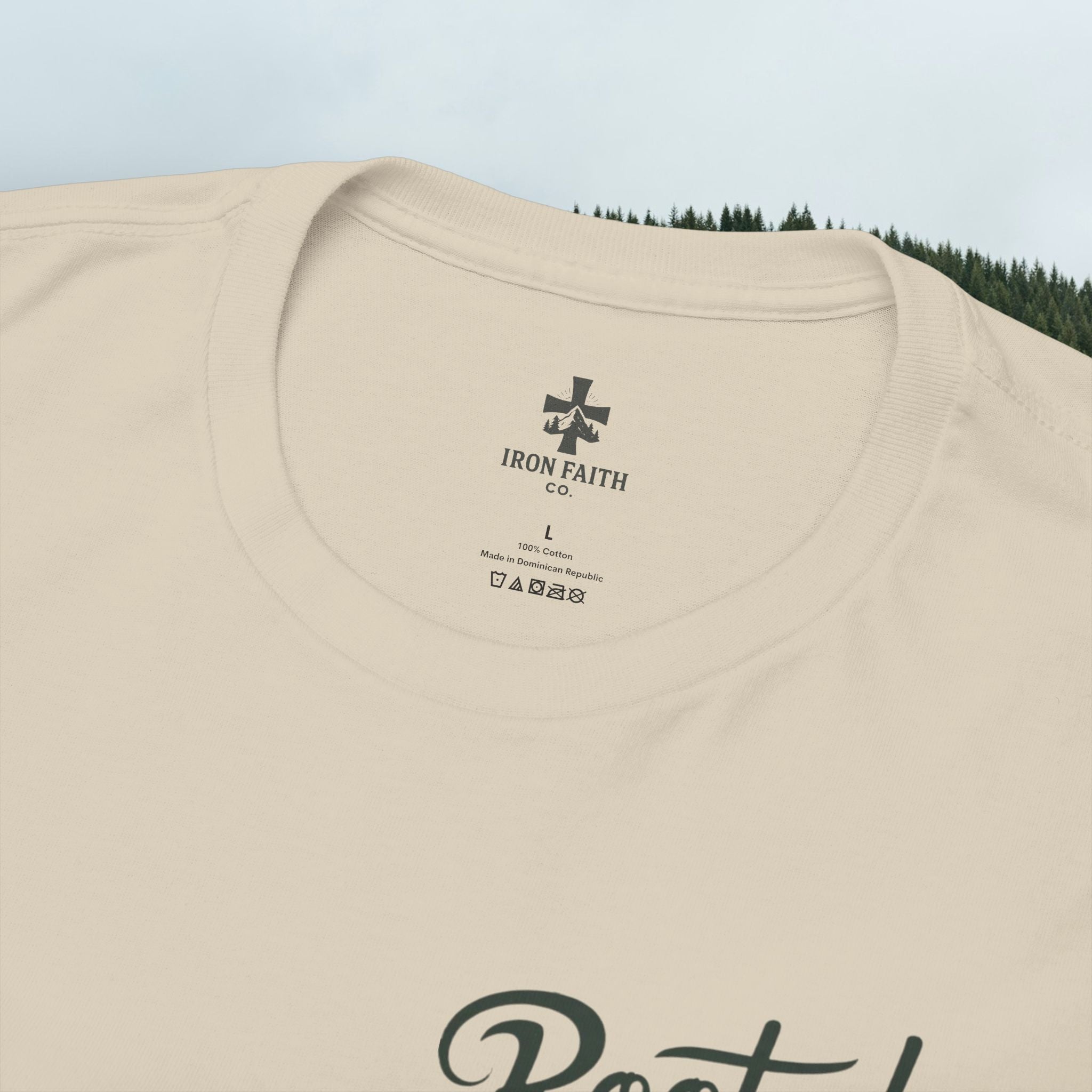 Iron Faith Co. | Rooted Christ Heavy Cotton Tee