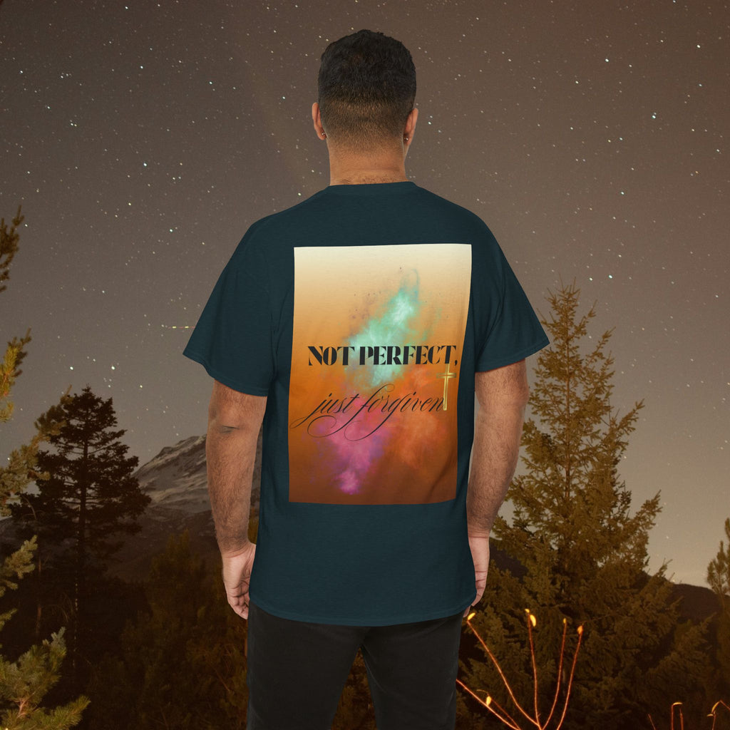 Iron Faith Co | Not Perfect, Just Forgiven - Unisex Heavy Cotton T-Shirt