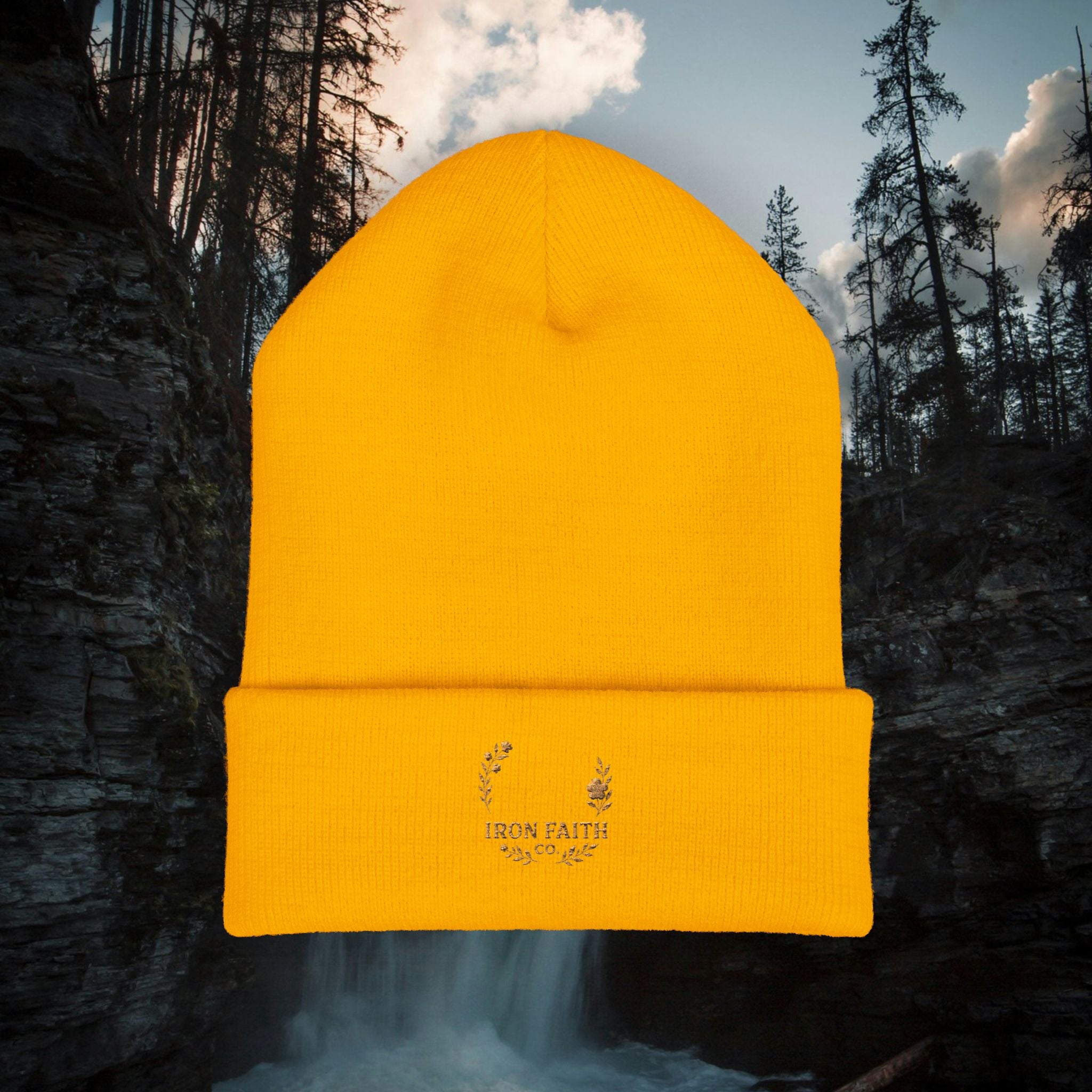 Iron Faith Embroidered Beanie