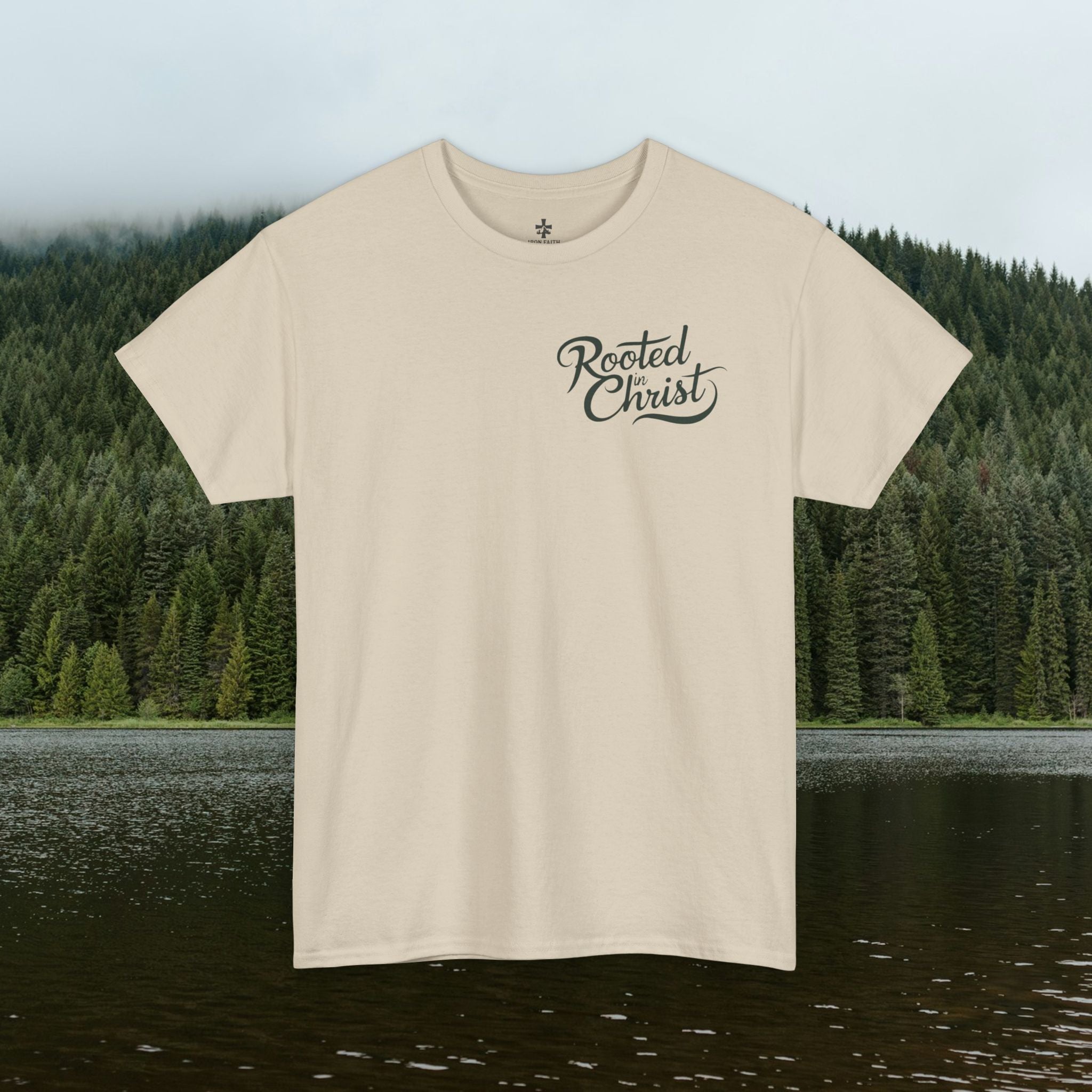 Iron Faith Co. | Rooted Christ Heavy Cotton Tee
