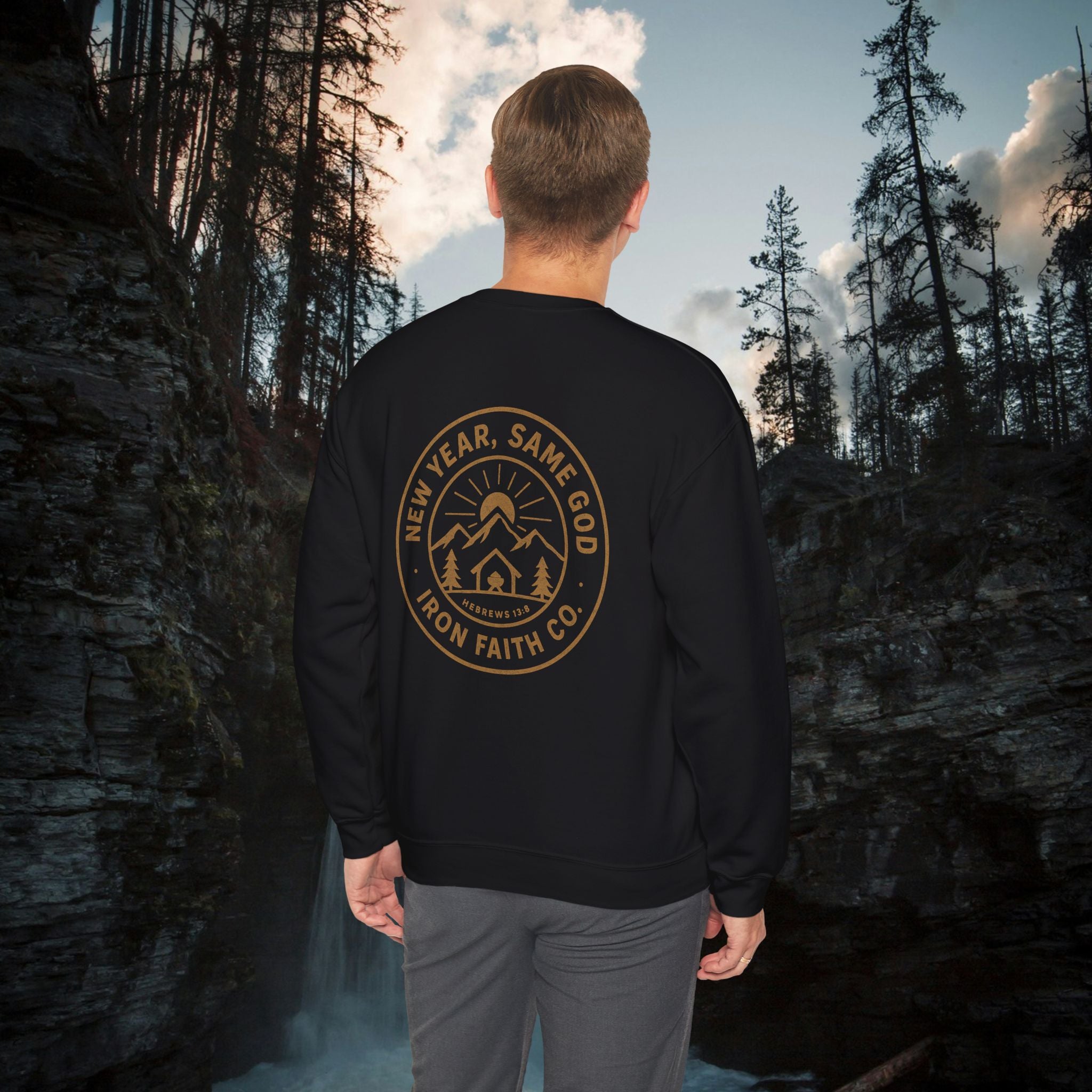 Iron Faith Co. 'New Year, Same God' Crewneck Sweatshirt