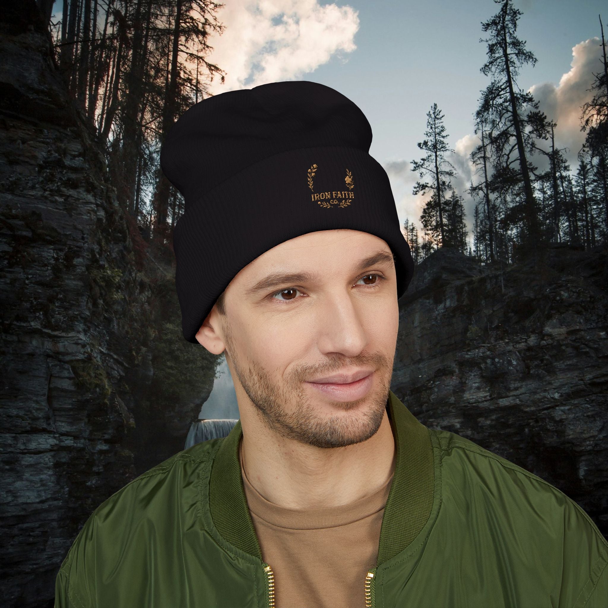 Iron Faith Embroidered Beanie