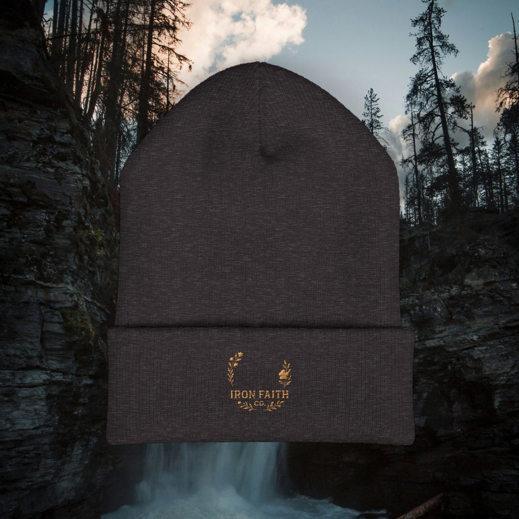 Iron Faith Embroidered Beanie