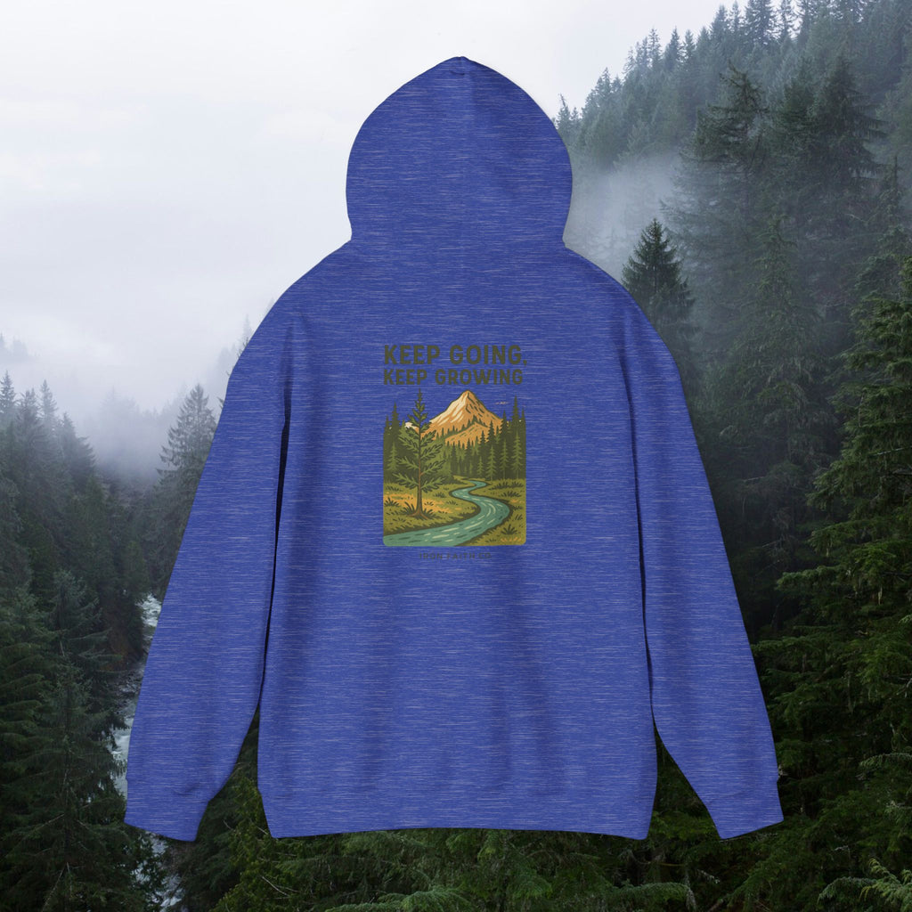 Find purpose in wilderness| Iron Faith Co. | Comfortable Heavy Blend Sweatshirt