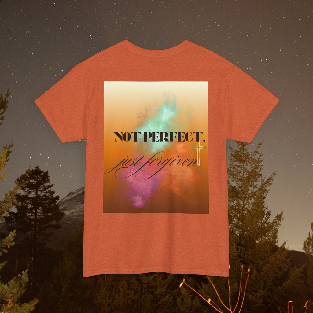Iron Faith Co | Not Perfect, Just Forgiven - Unisex Heavy Cotton T-Shirt