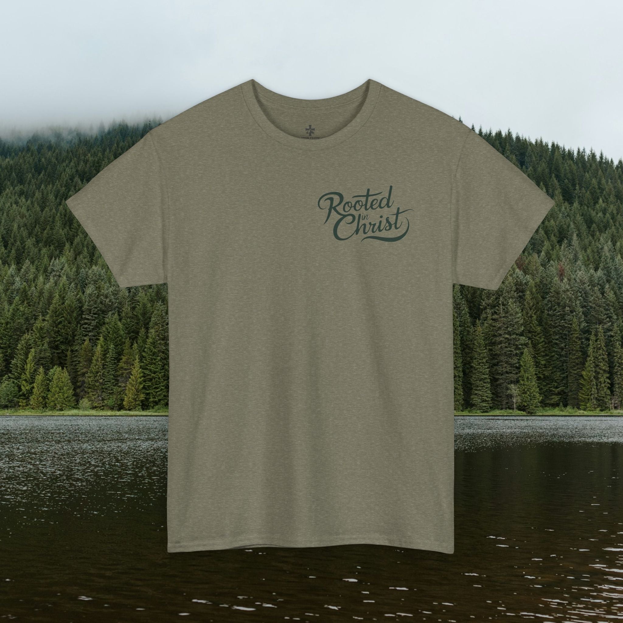 Iron Faith Co. | Rooted Christ Heavy Cotton Tee