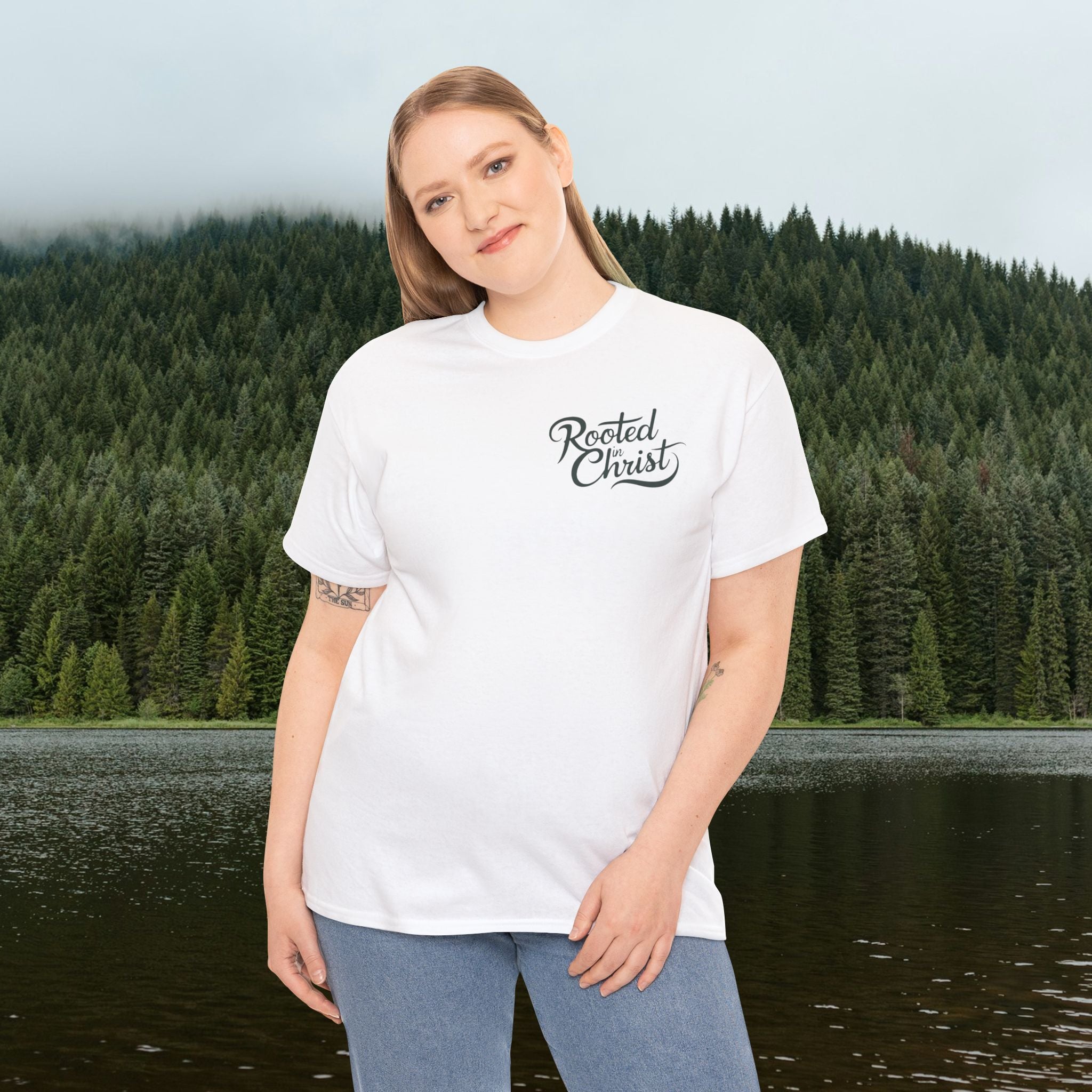 Iron Faith Co. | Rooted Christ Heavy Cotton Tee