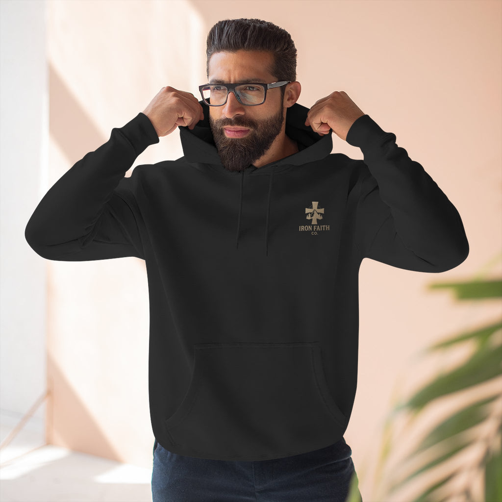 A Woman Who Fears The Lord Is Worthy Of Praise | Proverbs 31:30 | Iron Faith Co. |  Fleece Hoodie
