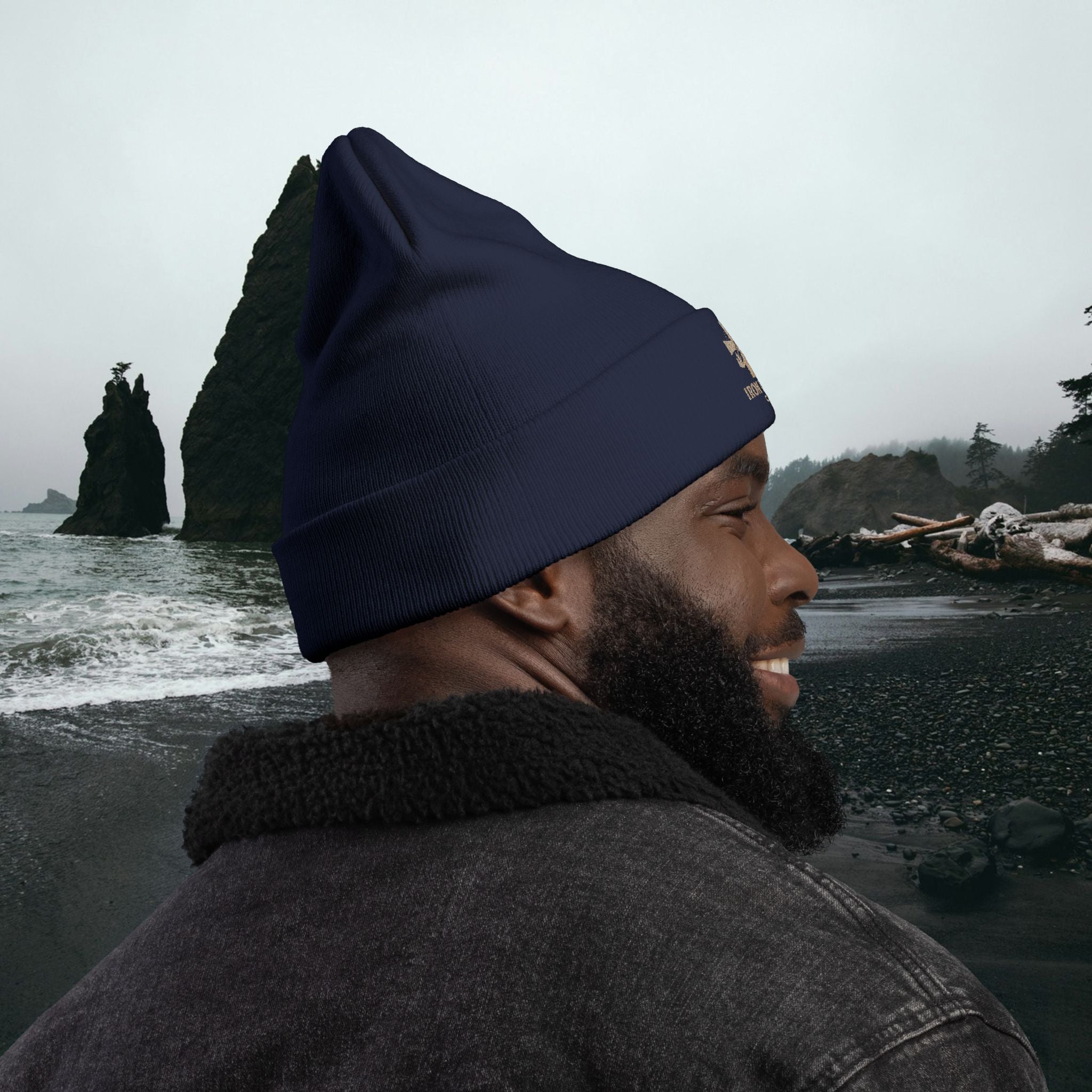 Iron Faith Co. | Knit Beanie (Embroidery)