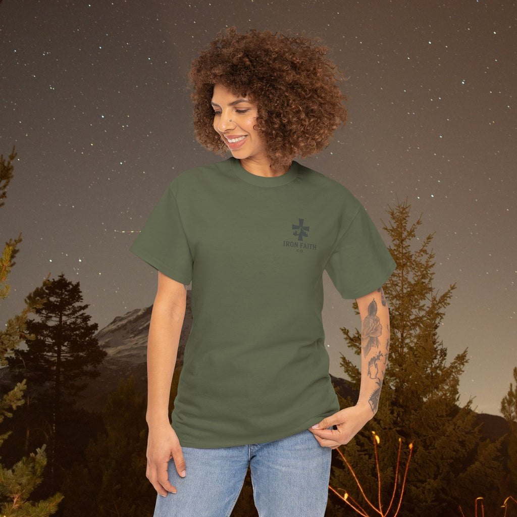Iron Faith Co | Not Perfect, Just Forgiven - Unisex Heavy Cotton T-Shirt