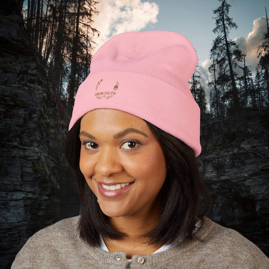 Iron Faith Embroidered Beanie