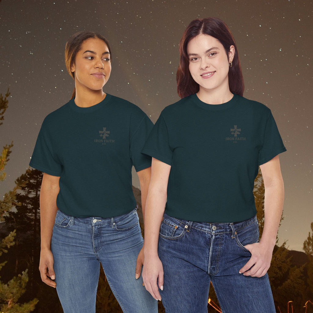 Iron Faith Co | Not Perfect, Just Forgiven - Unisex Heavy Cotton T-Shirt