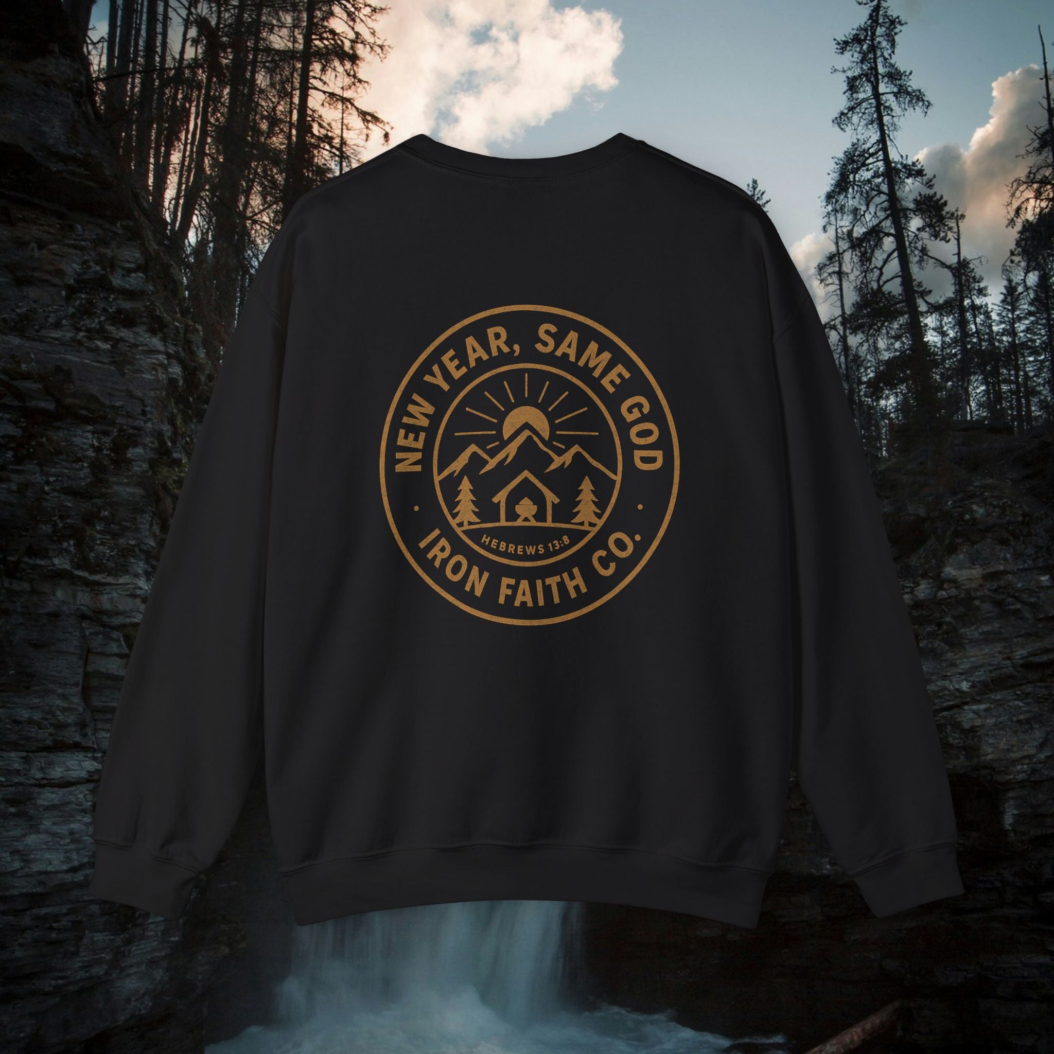 Iron Faith Co. 'New Year, Same God' Crewneck Sweatshirt
