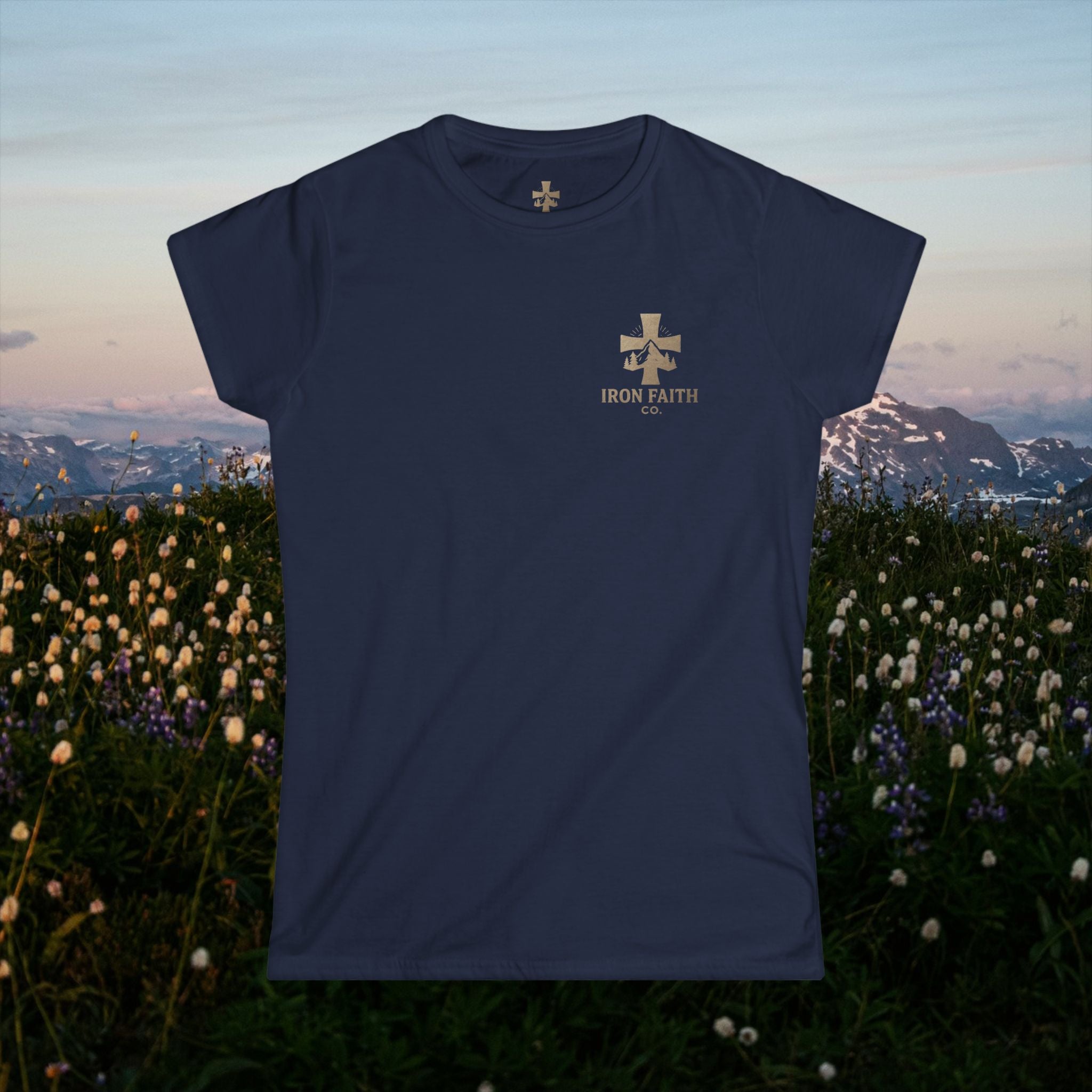 Iron Faith Co. | Walk by Faith | Women's Softstyle Tee