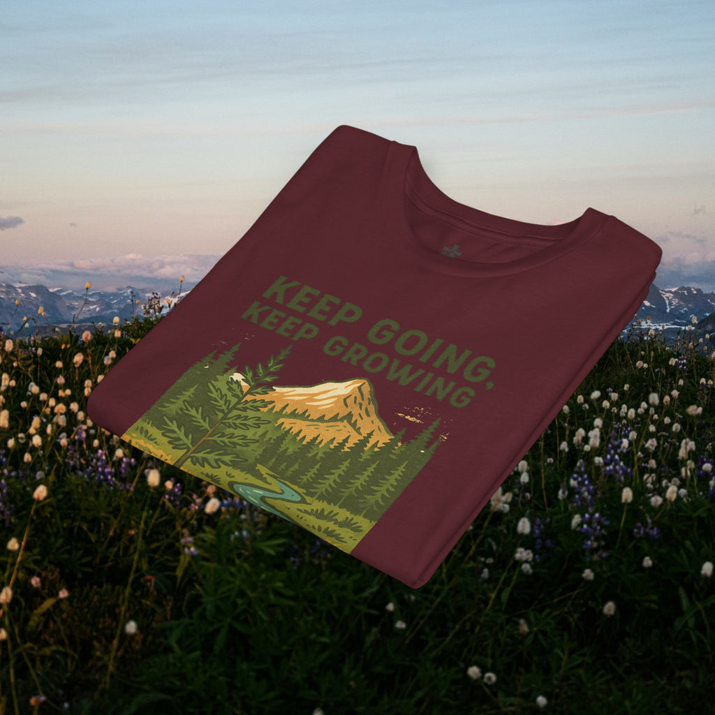 Keep going keep growing | Iron Faith Co. | Youth Short Sleeve Tee