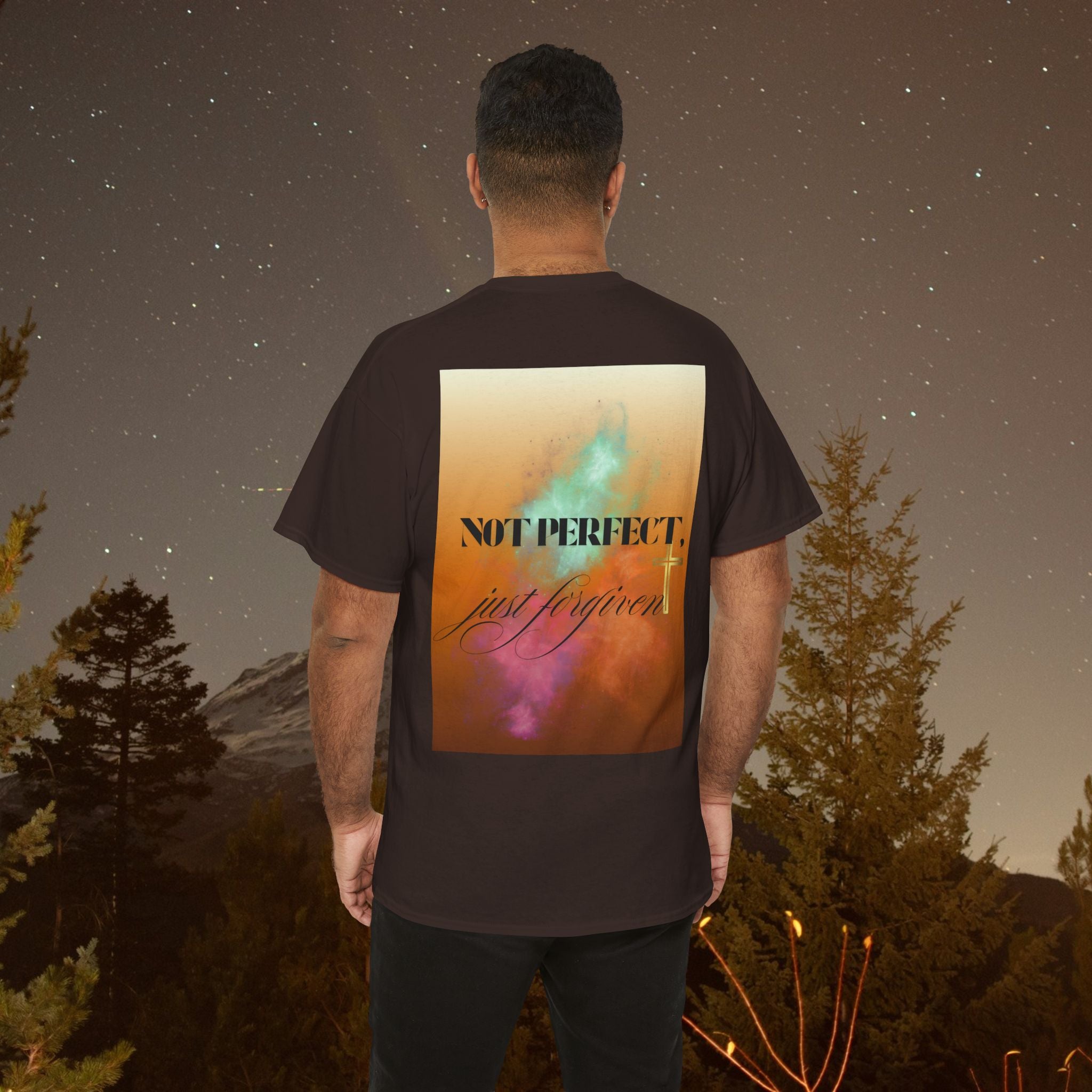 Iron Faith Co | Not Perfect, Just Forgiven - Unisex Heavy Cotton T-Shirt