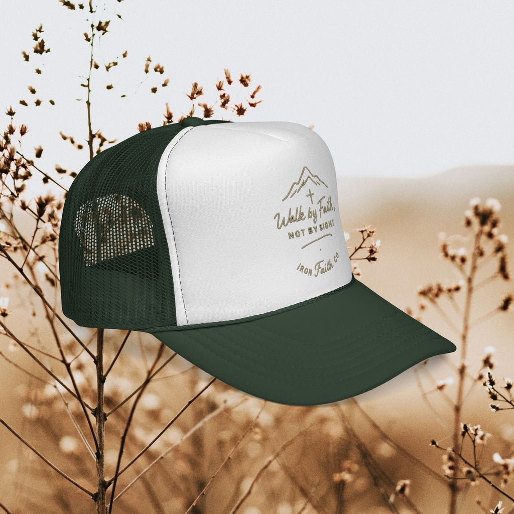 Walk by faith not by sight | Iron Faith Co. Trucker Cap