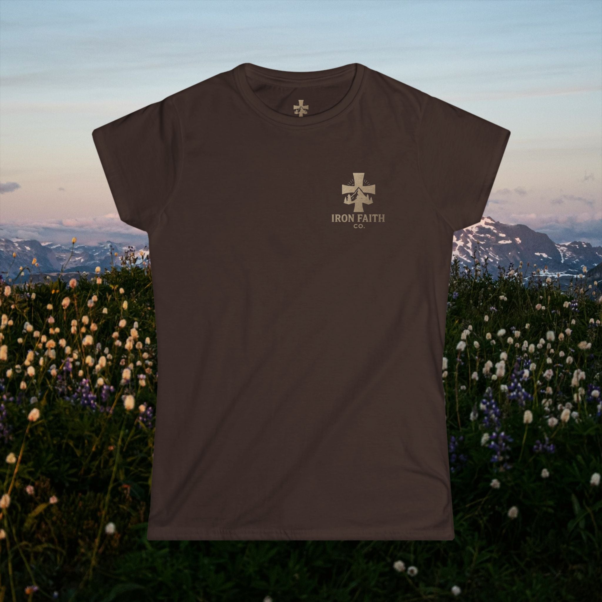 Iron Faith Co. | Walk by Faith | Women's Softstyle Tee