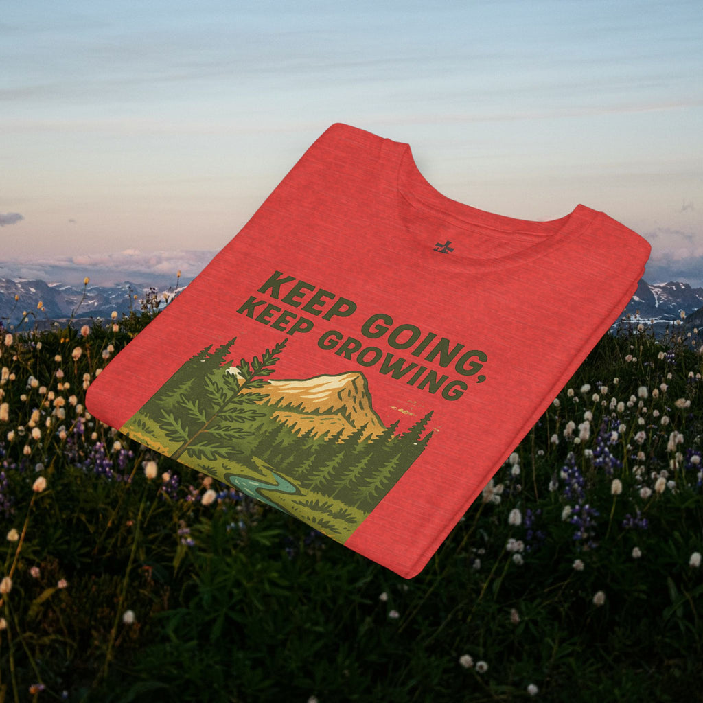 Keep going keep growing | Iron Faith Co. | Youth Short Sleeve Tee