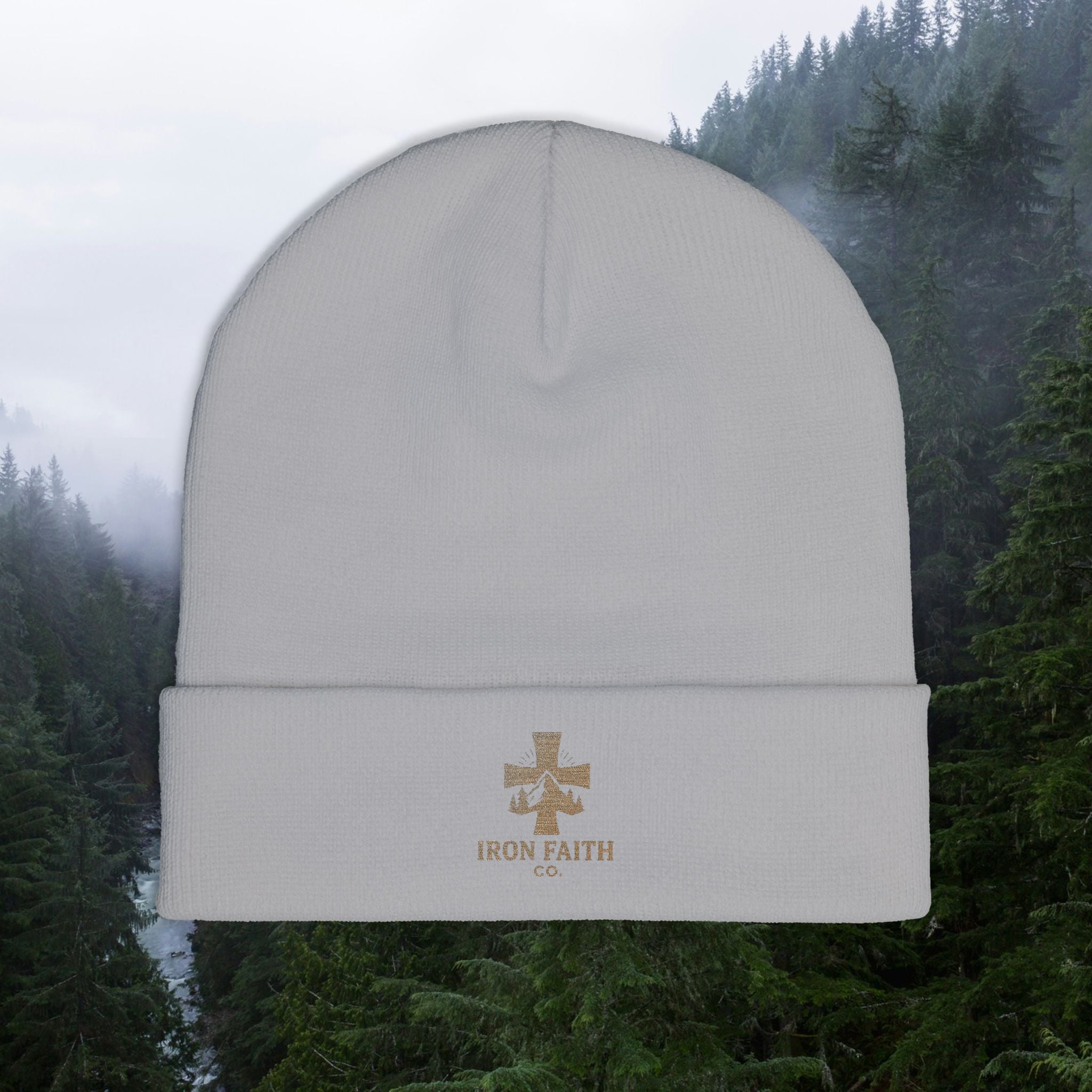 Iron Faith Co. | Knit Beanie (Embroidery)