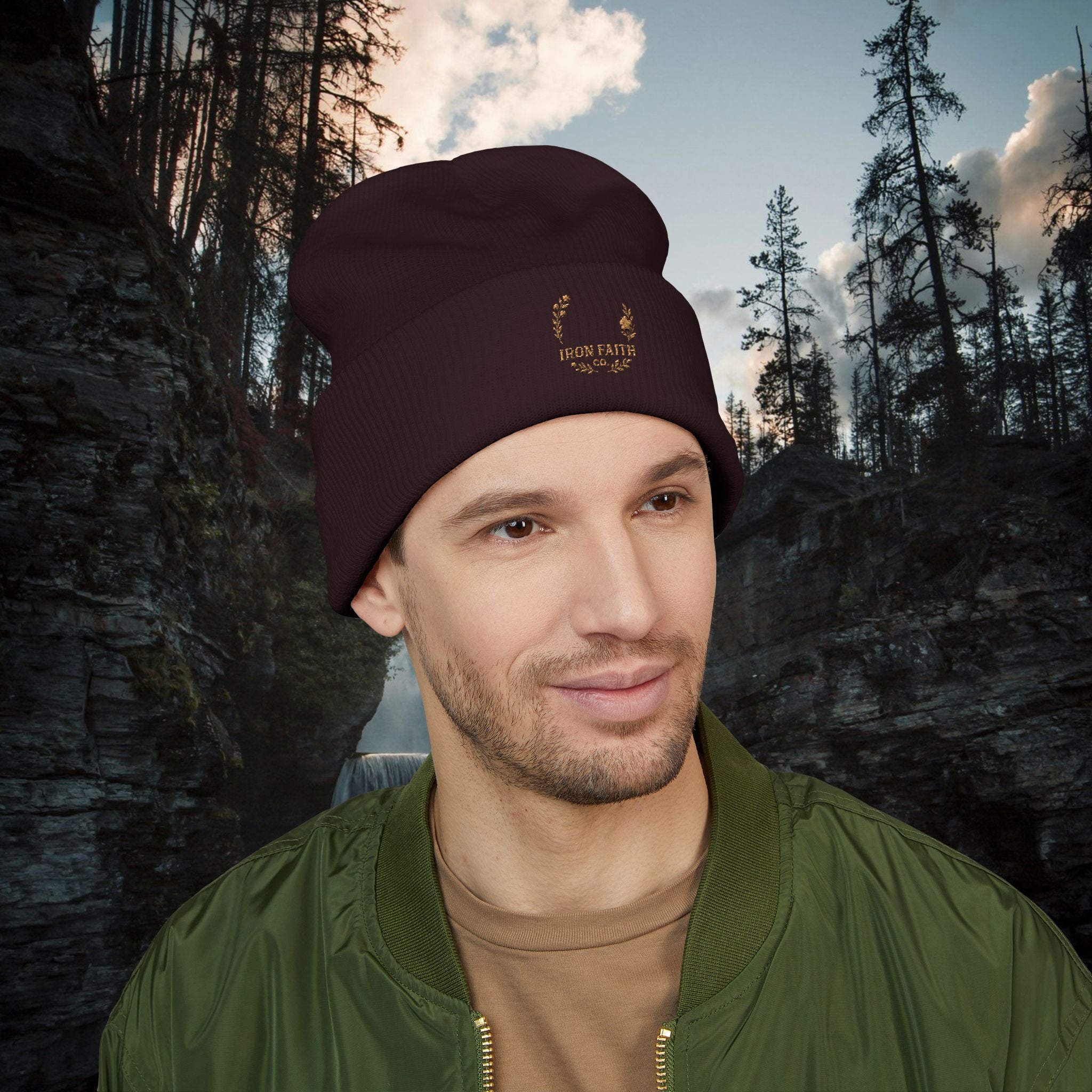 Iron Faith Embroidered Beanie