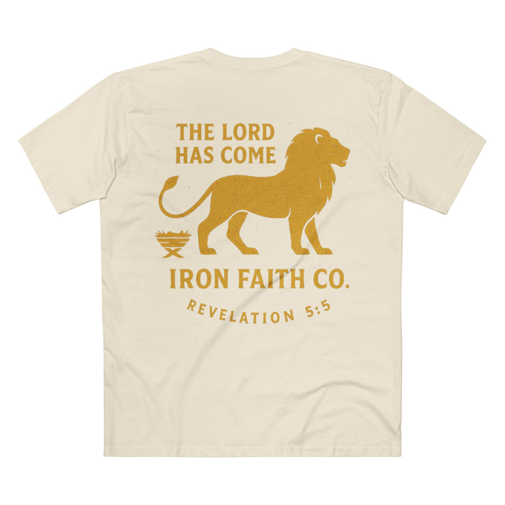 "The Lord Has Come" Revelation 5:5 Faith Tee - Iron Faith Co.