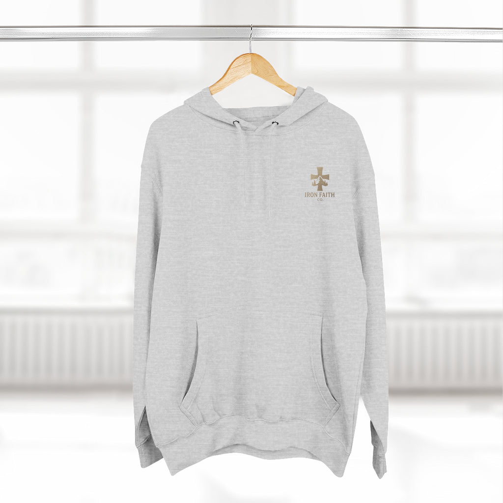A Woman Who Fears The Lord Is Worthy Of Praise | Proverbs 31:30 | Iron Faith Co. |  Fleece Hoodie