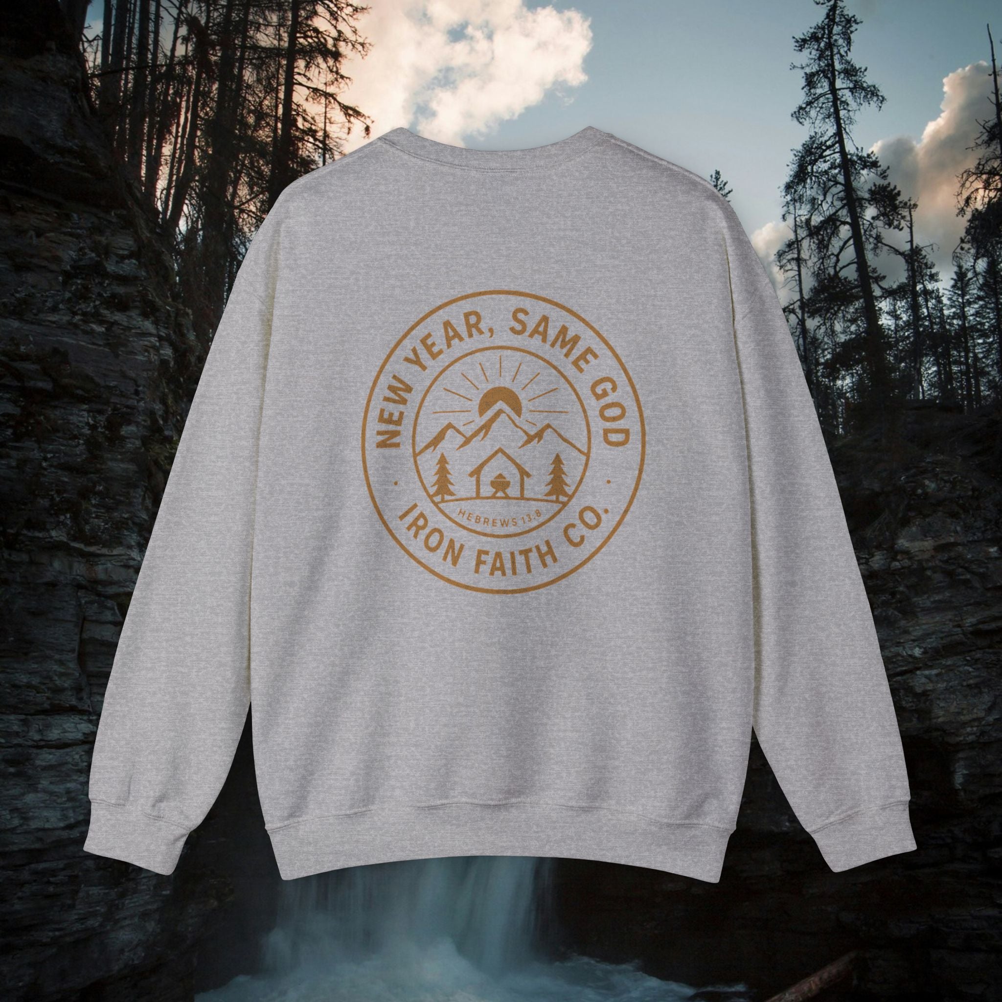 Iron Faith Co. 'New Year, Same God' Crewneck Sweatshirt