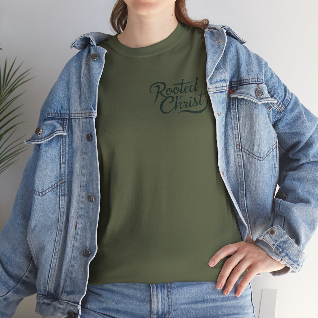 Iron Faith Co. | Rooted Christ Heavy Cotton Tee