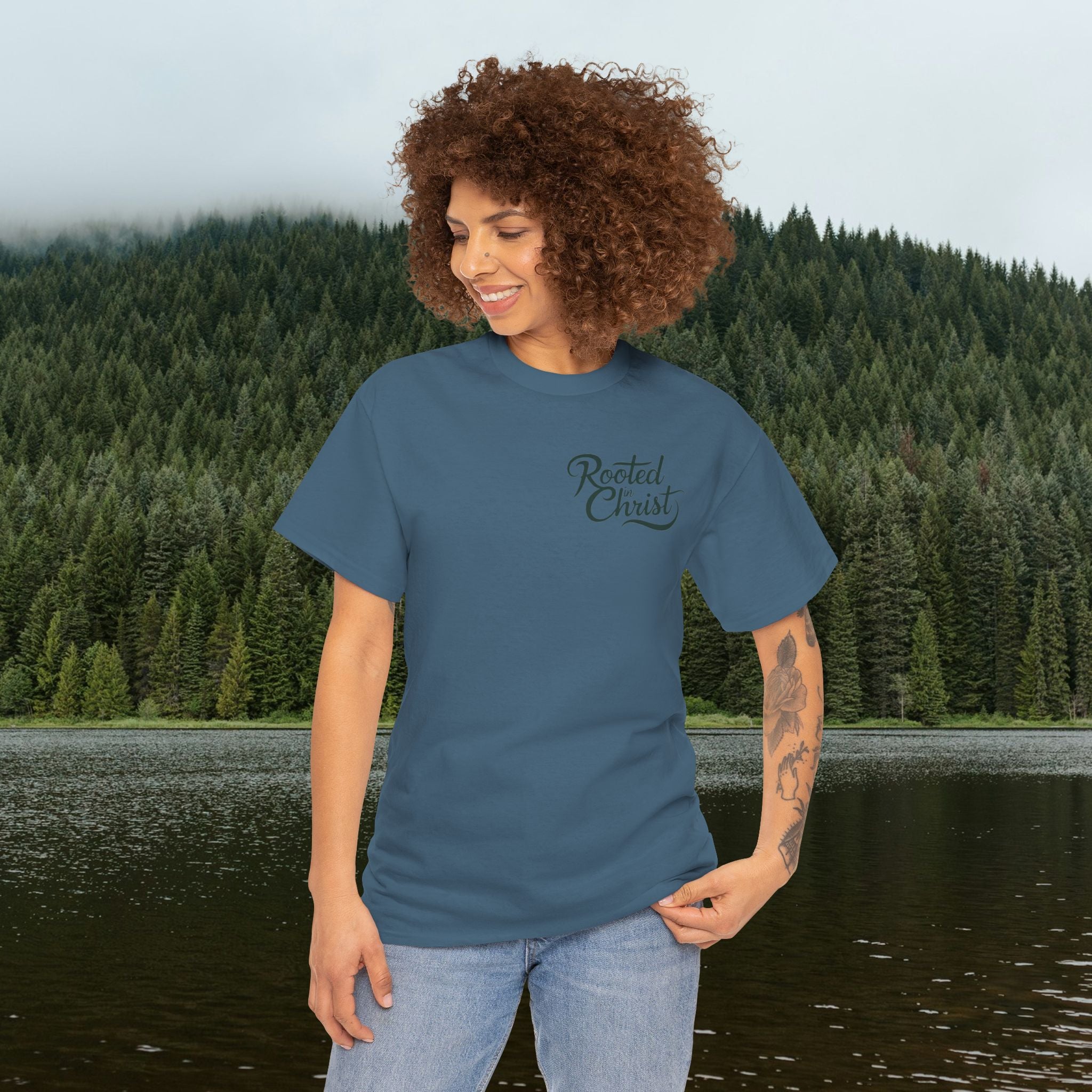Iron Faith Co. | Rooted Christ Heavy Cotton Tee