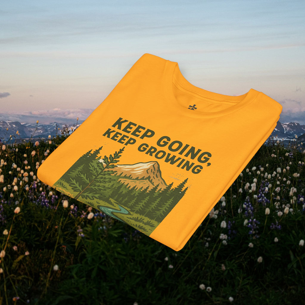 Keep going keep growing | Iron Faith Co. | Youth Short Sleeve Tee