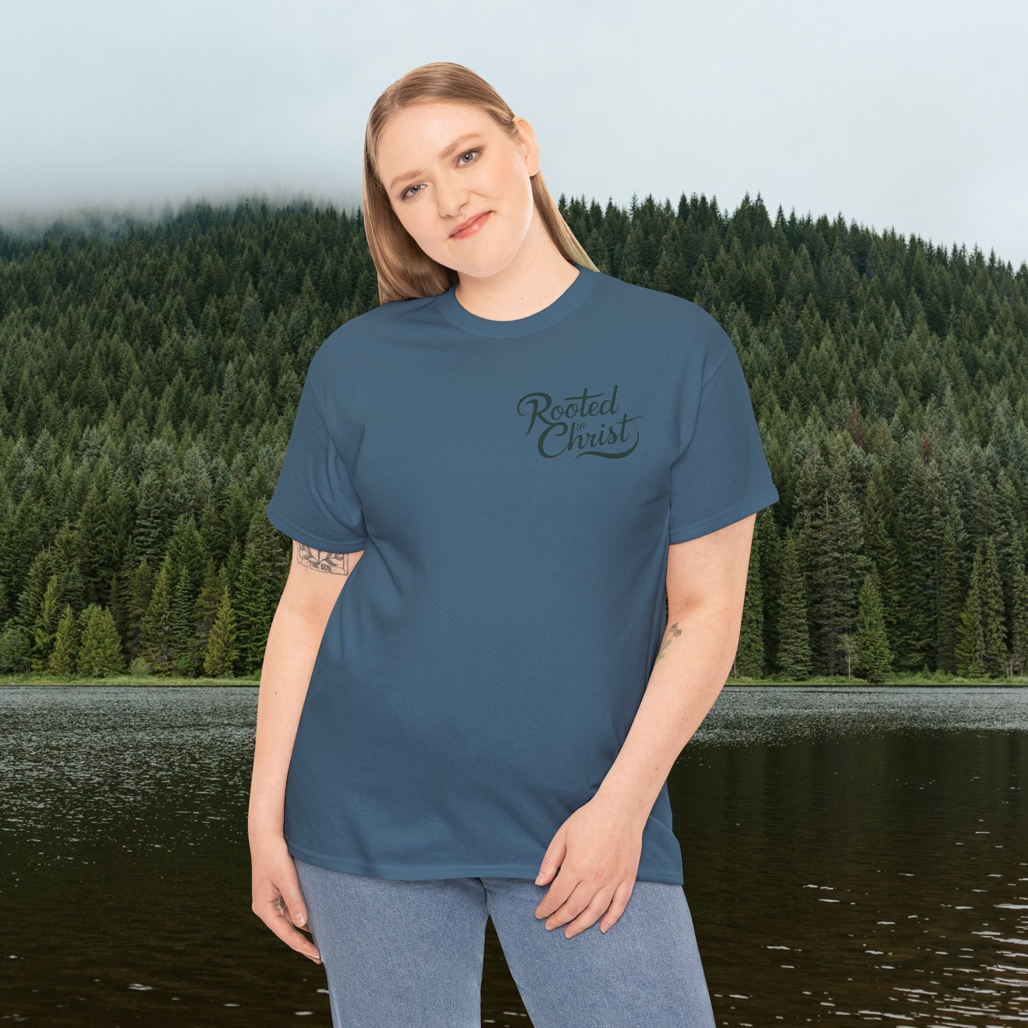 Iron Faith Co. | Rooted Christ Heavy Cotton Tee