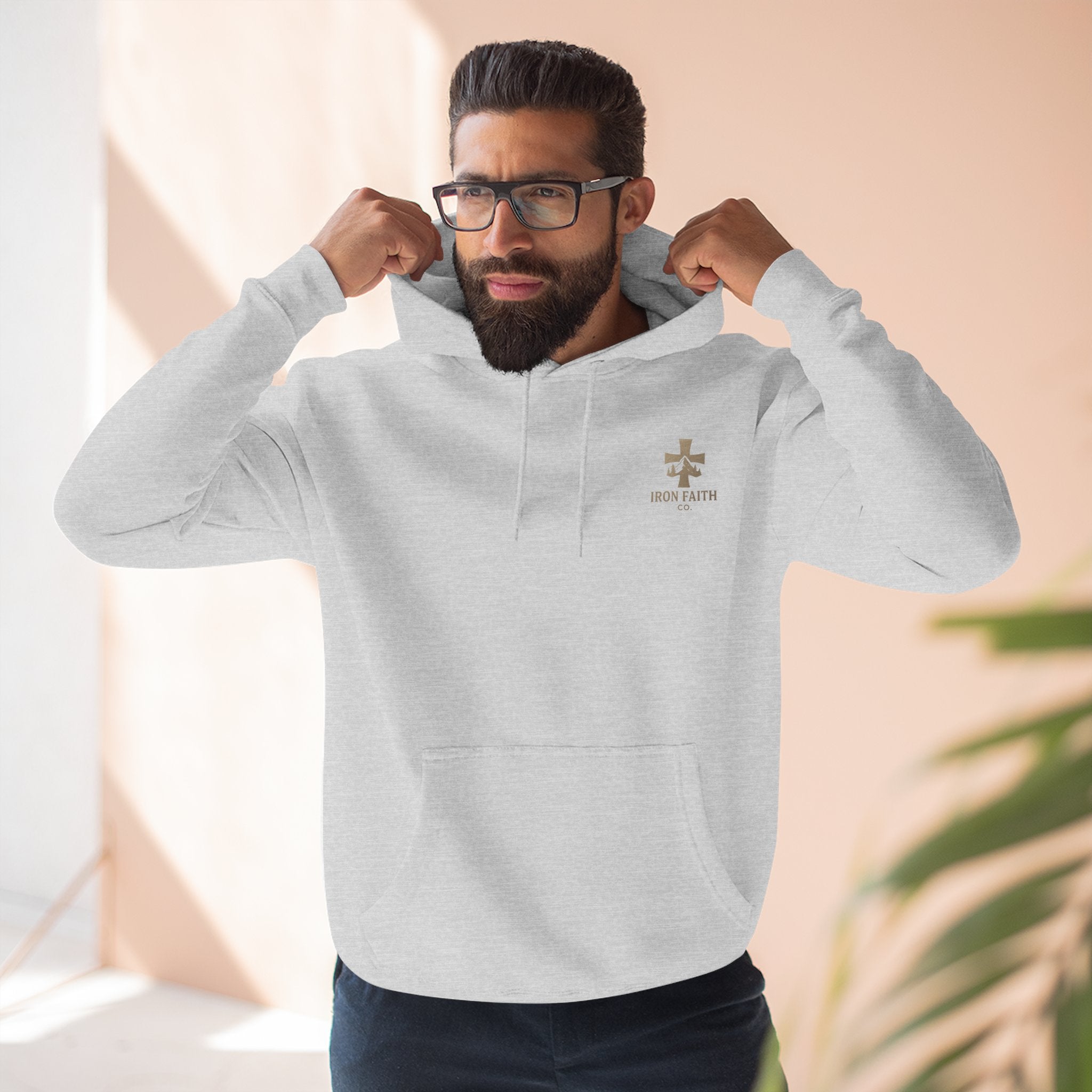 A Woman Who Fears The Lord Is Worthy Of Praise | Proverbs 31:30 | Iron Faith Co. |  Fleece Hoodie