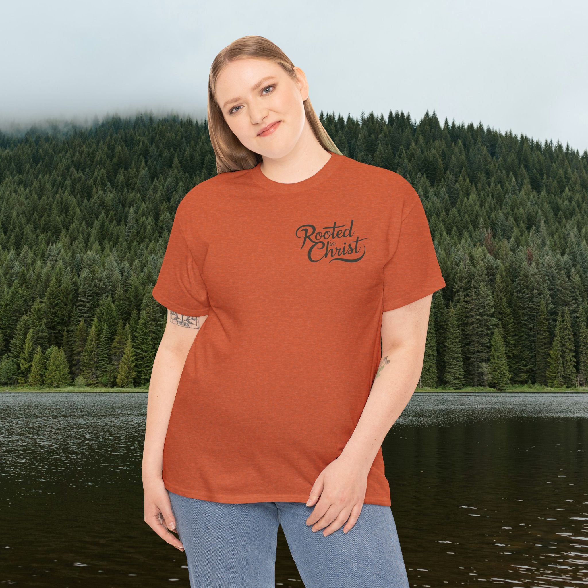 Iron Faith Co. | Rooted Christ Heavy Cotton Tee