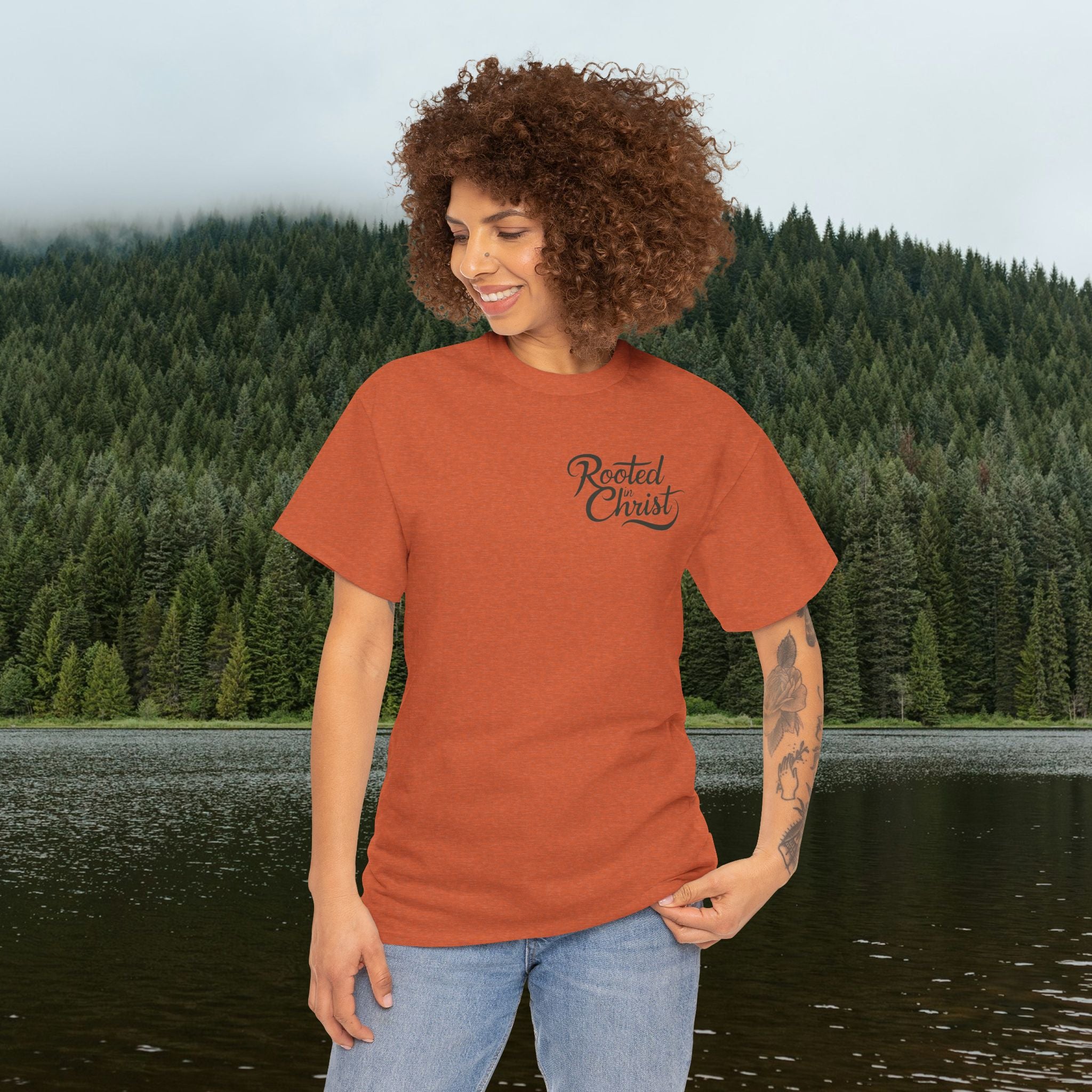Iron Faith Co. | Rooted Christ Heavy Cotton Tee