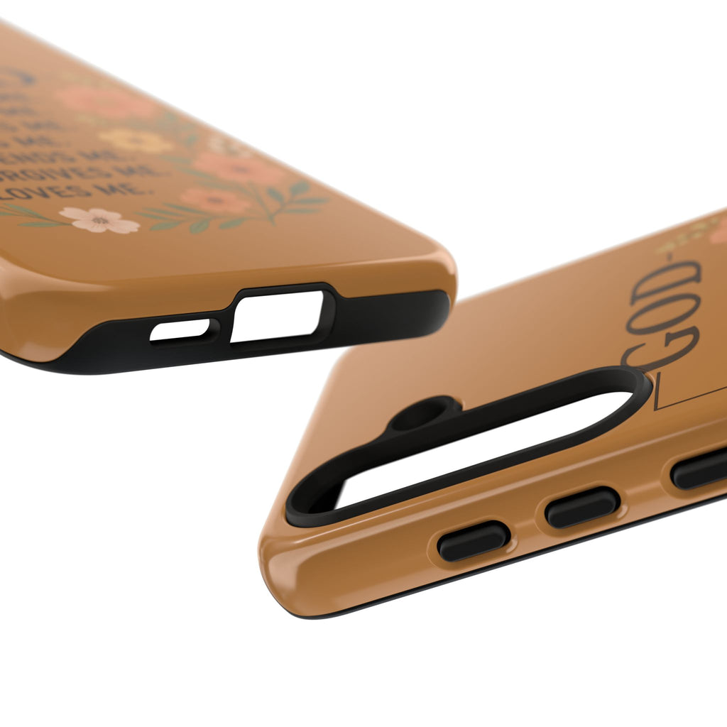 "GOD Designed Me" Floral iPhone Case