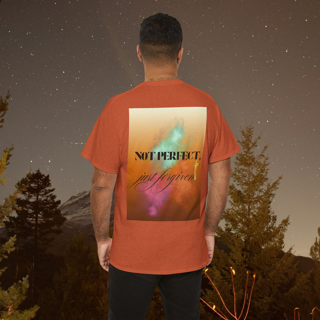 Iron Faith Co | Not Perfect, Just Forgiven - Unisex Heavy Cotton T-Shirt