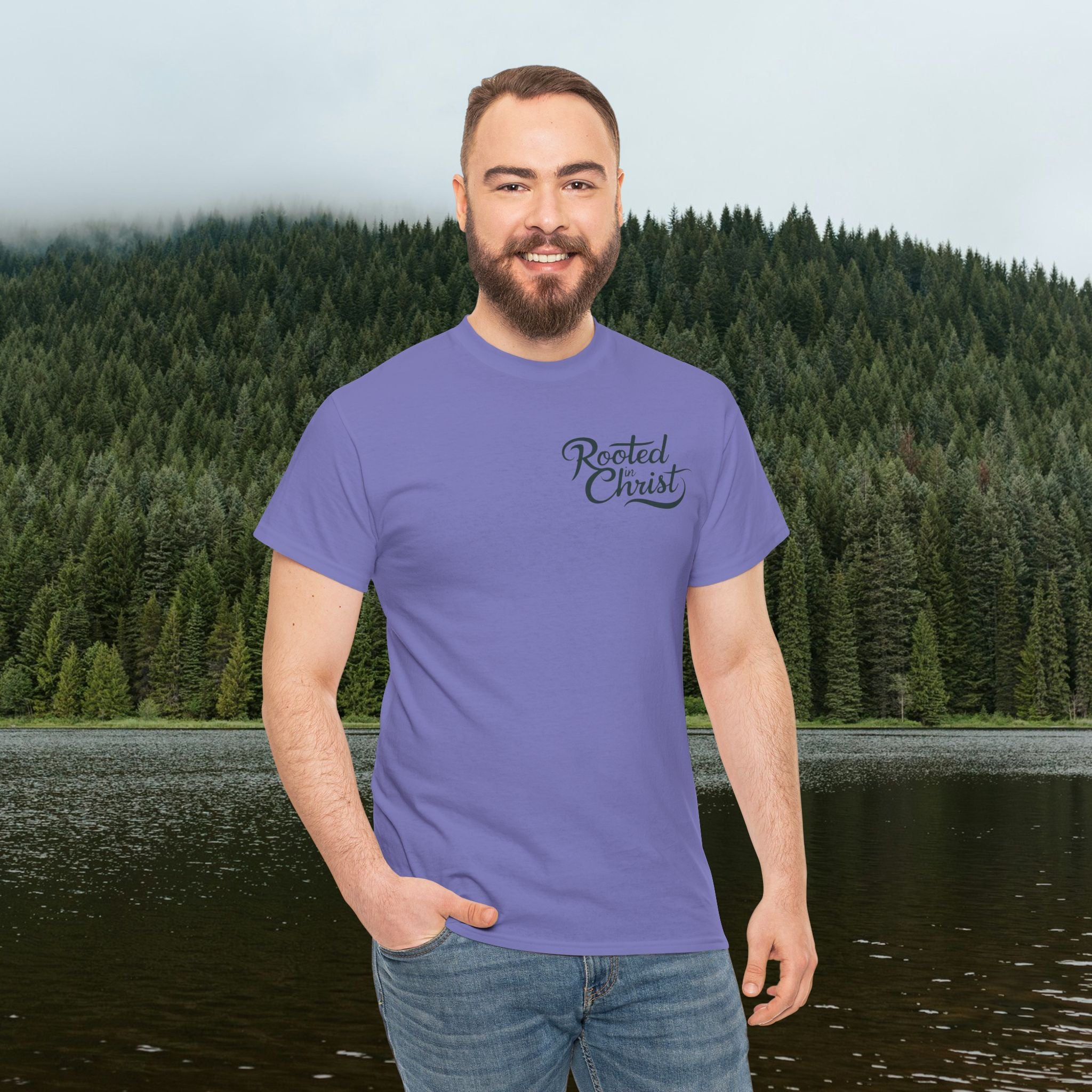 Iron Faith Co. | Rooted Christ Heavy Cotton Tee