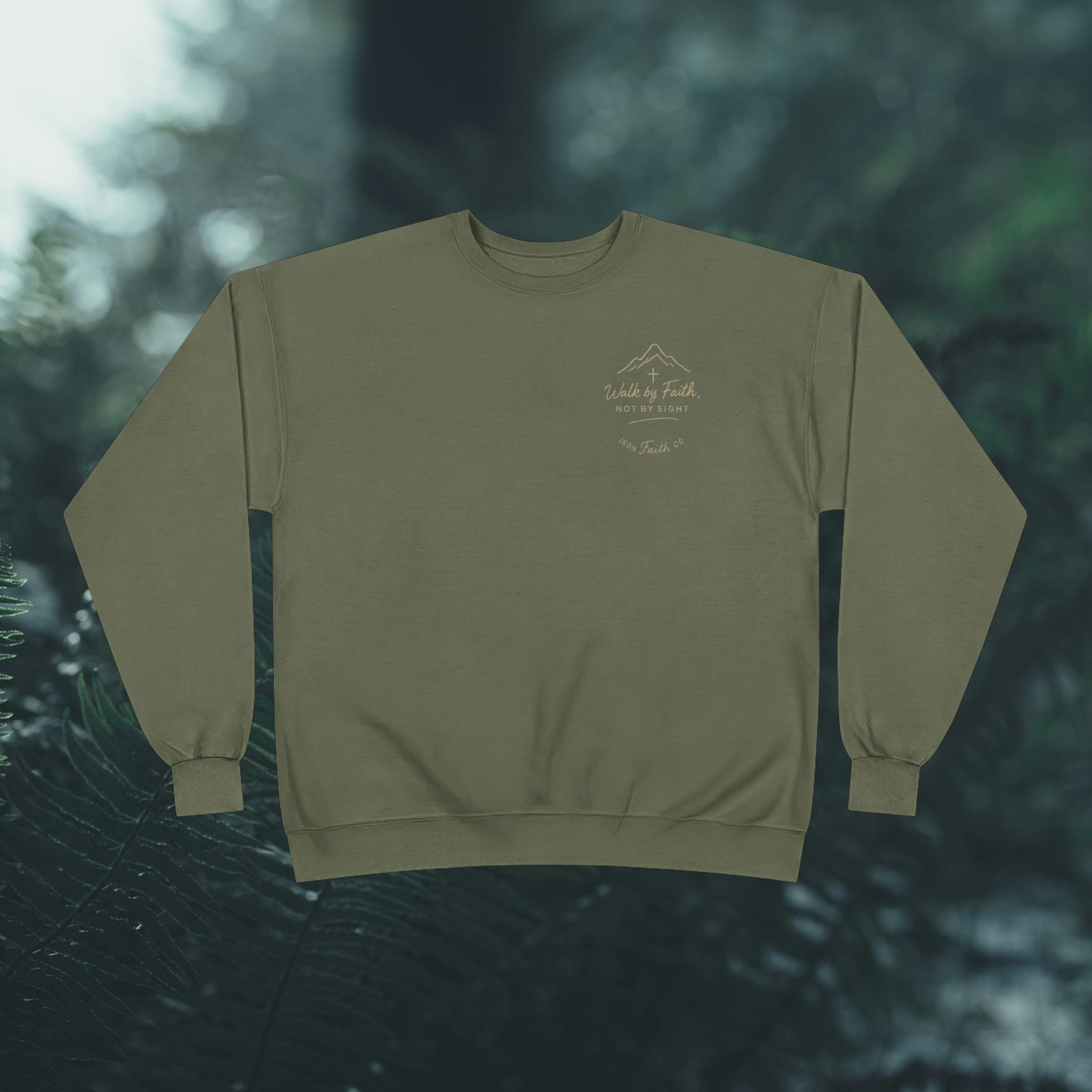 Gods creation | Iron Faith Co. | Eco-Friendly Crewneck Sweatshirt