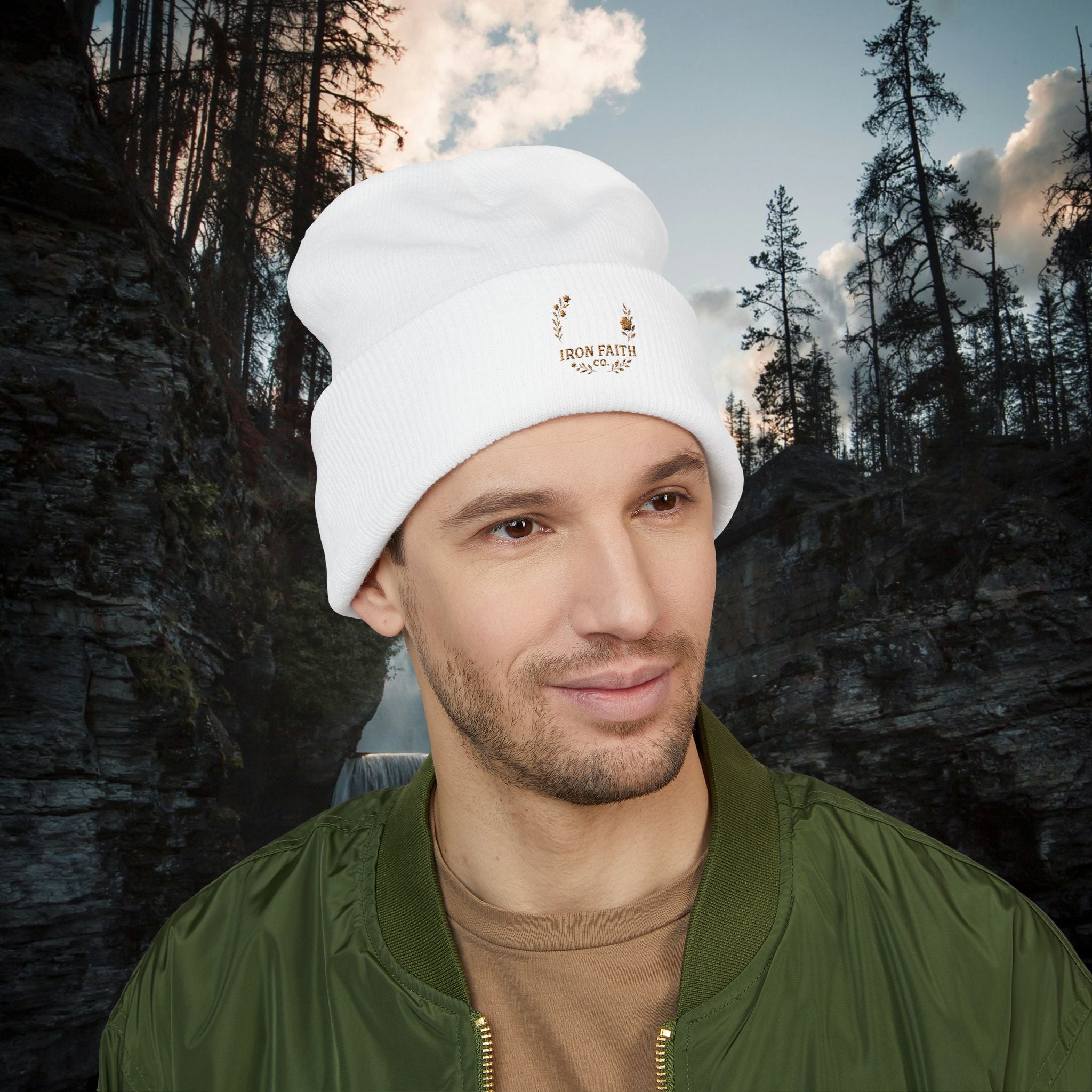 Iron Faith Embroidered Beanie