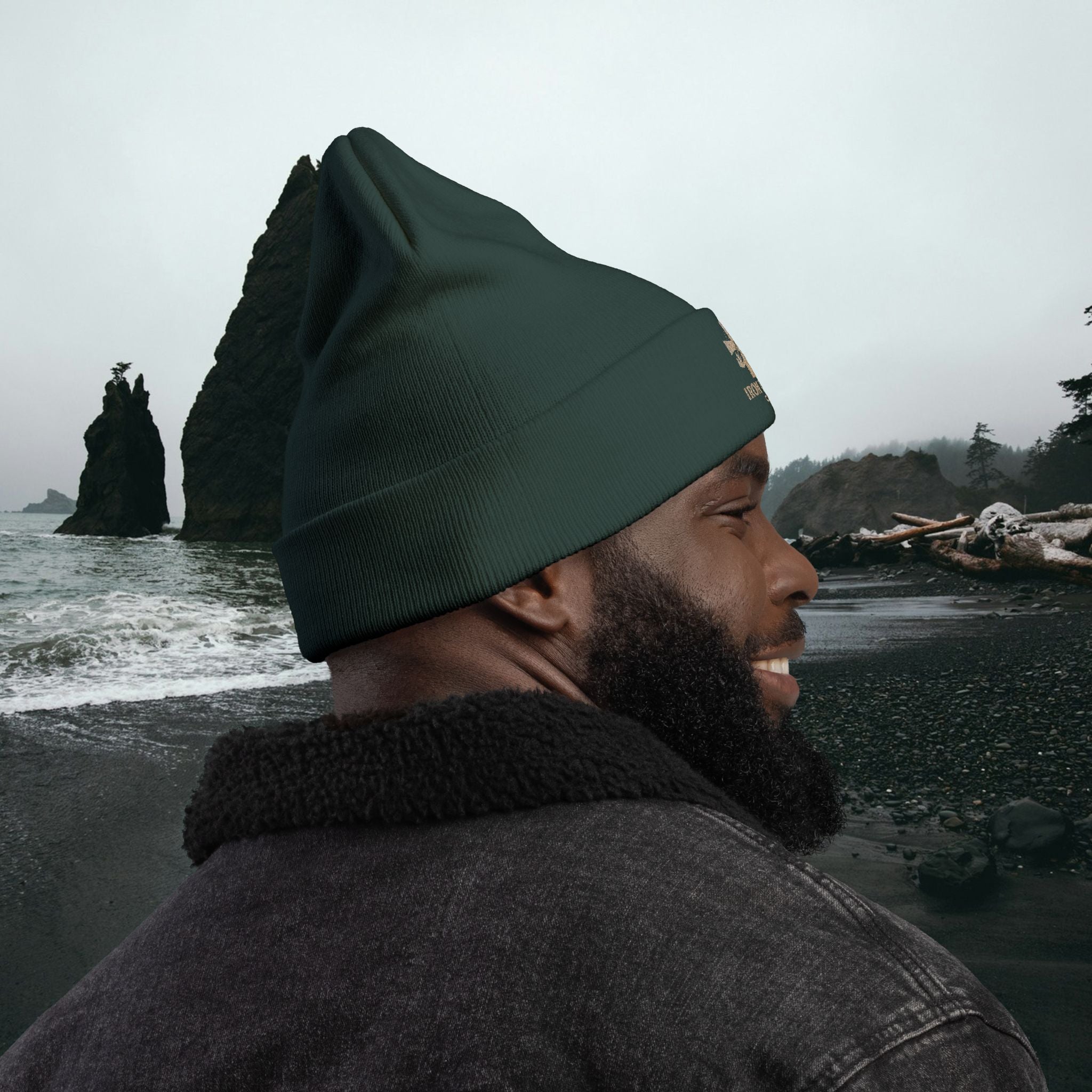 Iron Faith Co. | Knit Beanie (Embroidery)