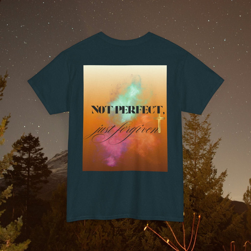 Iron Faith Co | Not Perfect, Just Forgiven - Unisex Heavy Cotton T-Shirt