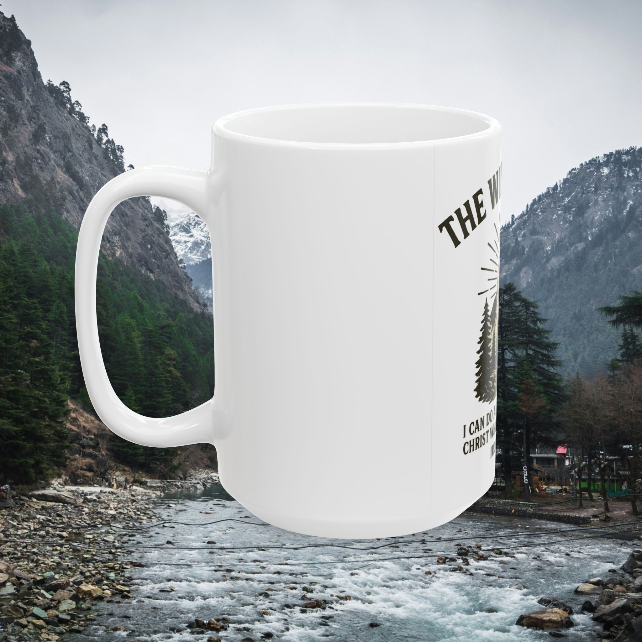 The Wilderness | Iron Faith Co. | Ceramic Mug, (15oz)
