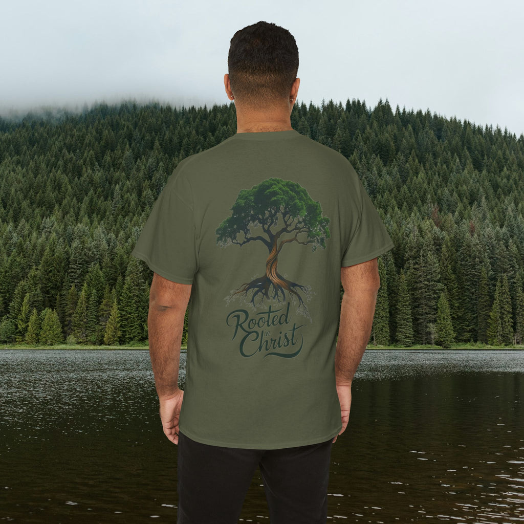Iron Faith Co. | Rooted Christ Heavy Cotton Tee