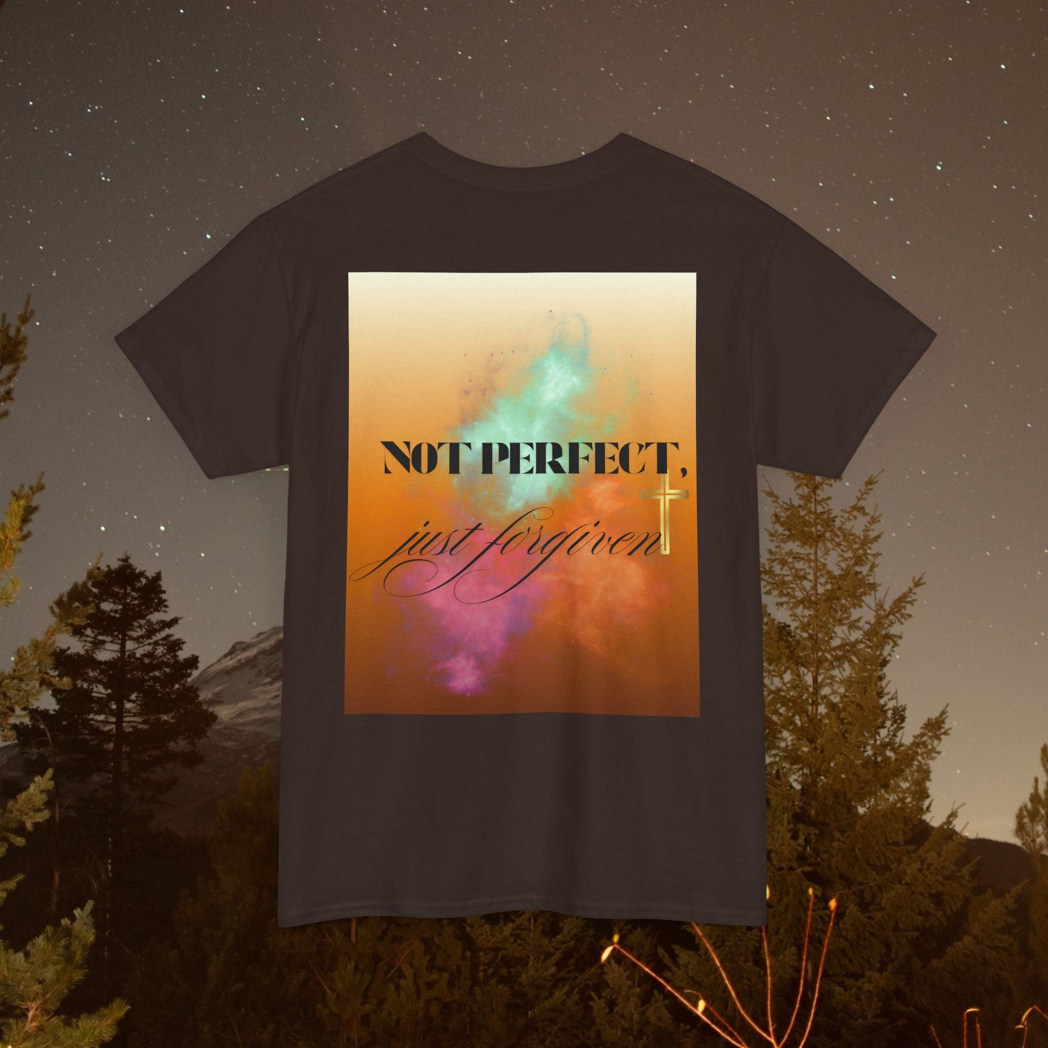 Iron Faith Co | Not Perfect, Just Forgiven - Unisex Heavy Cotton T-Shirt