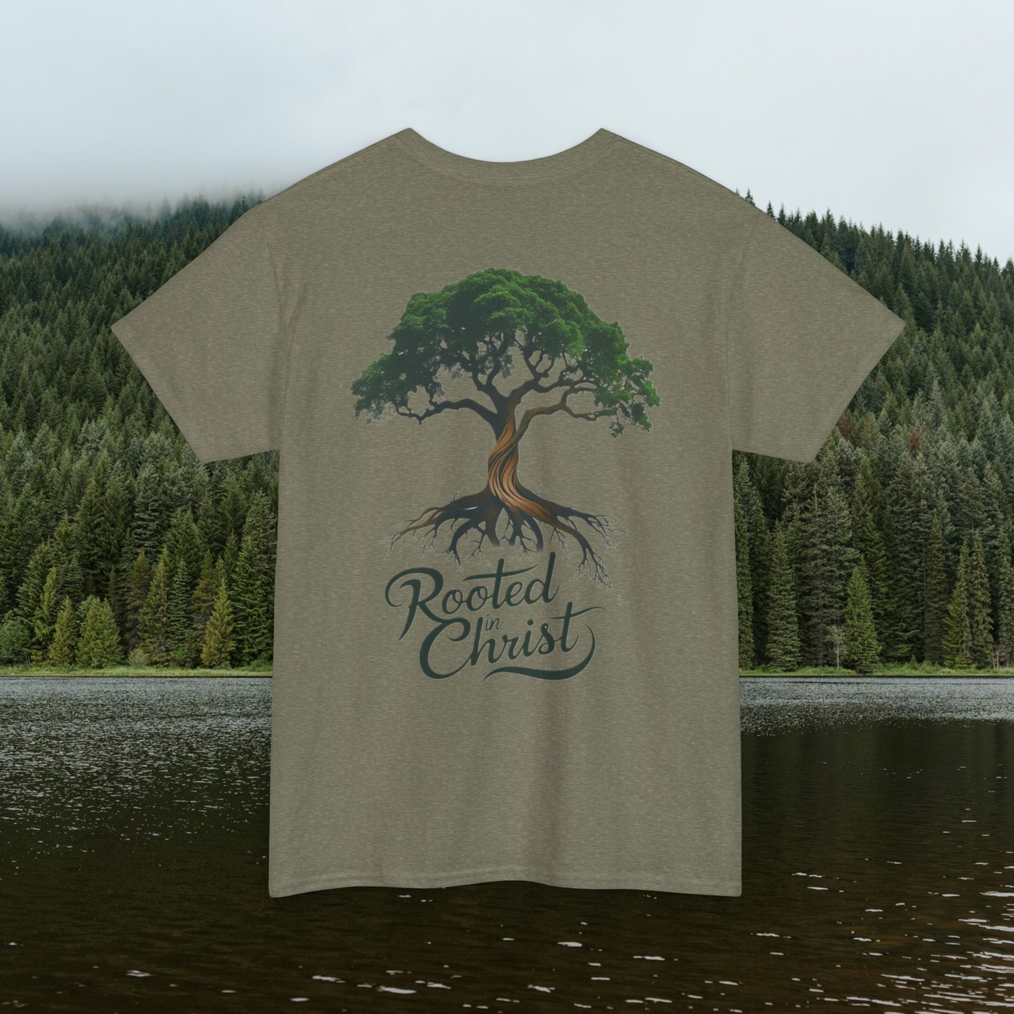 Iron Faith Co. | Rooted Christ Heavy Cotton Tee