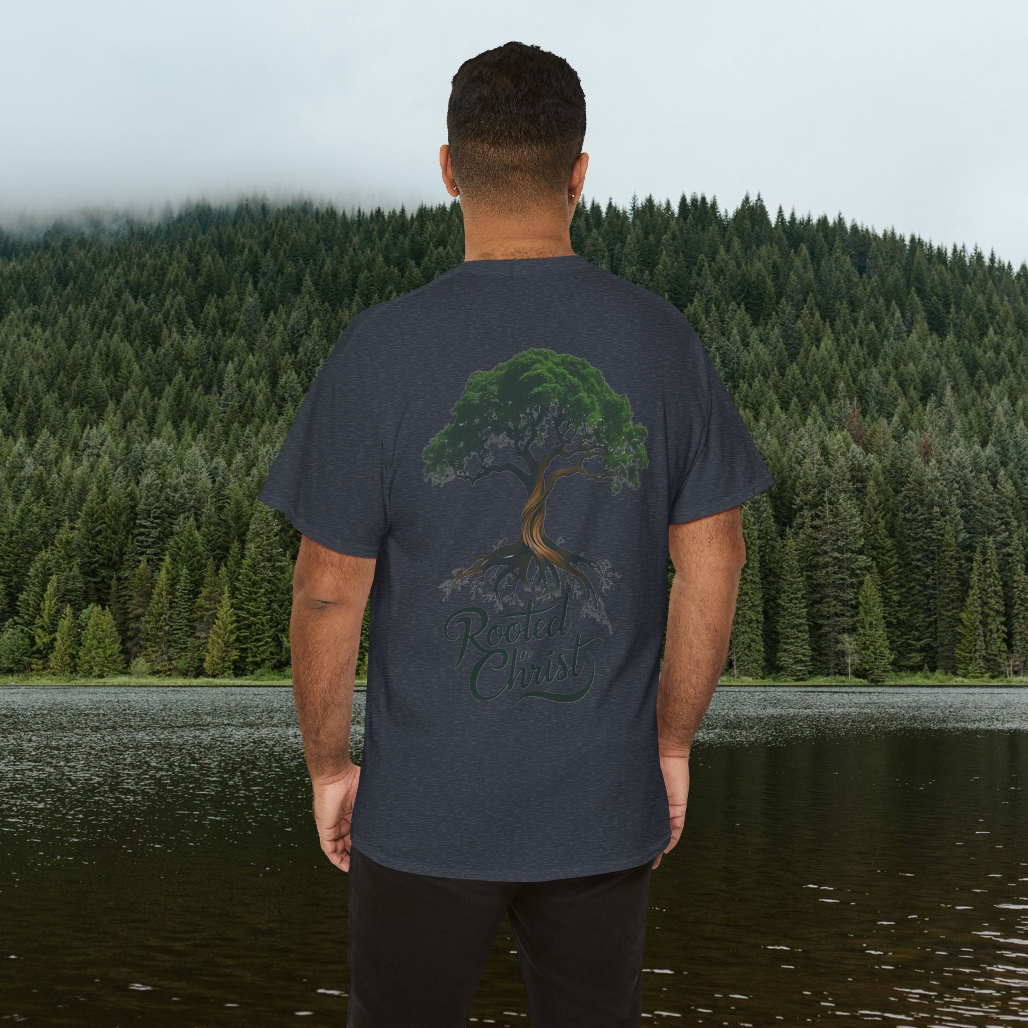 Iron Faith Co. | Rooted Christ Heavy Cotton Tee