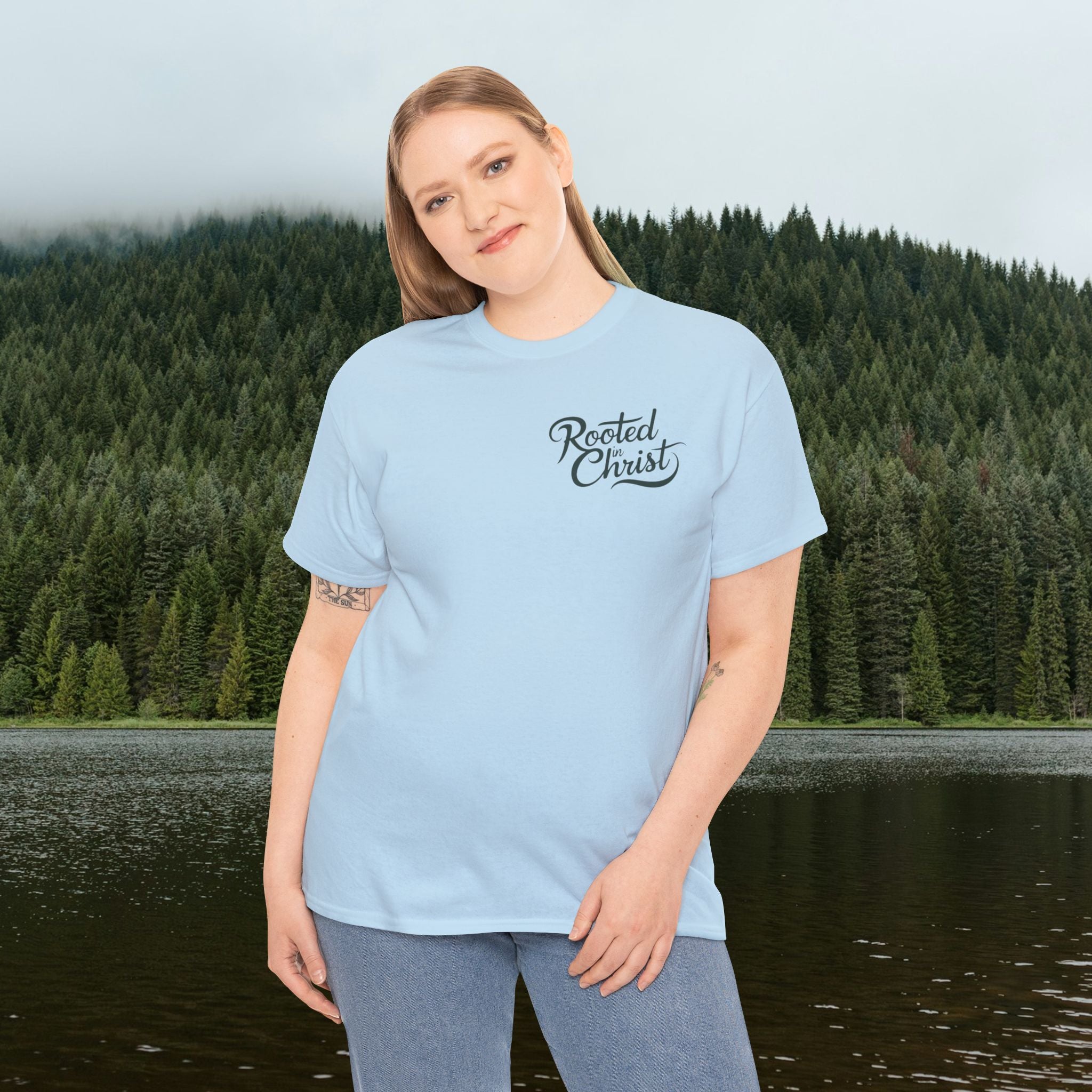 Iron Faith Co. | Rooted Christ Heavy Cotton Tee