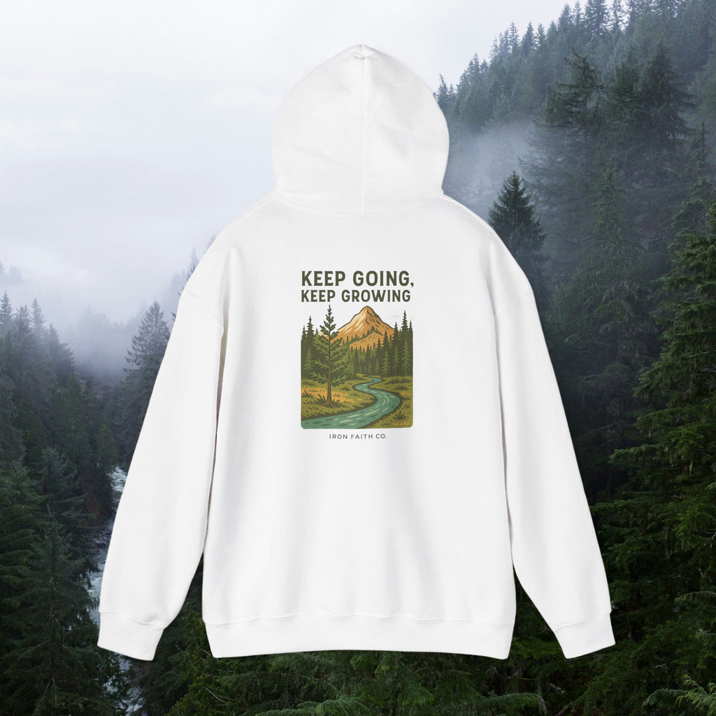 Find purpose in wilderness| Iron Faith Co. | Comfortable Heavy Blend Sweatshirt